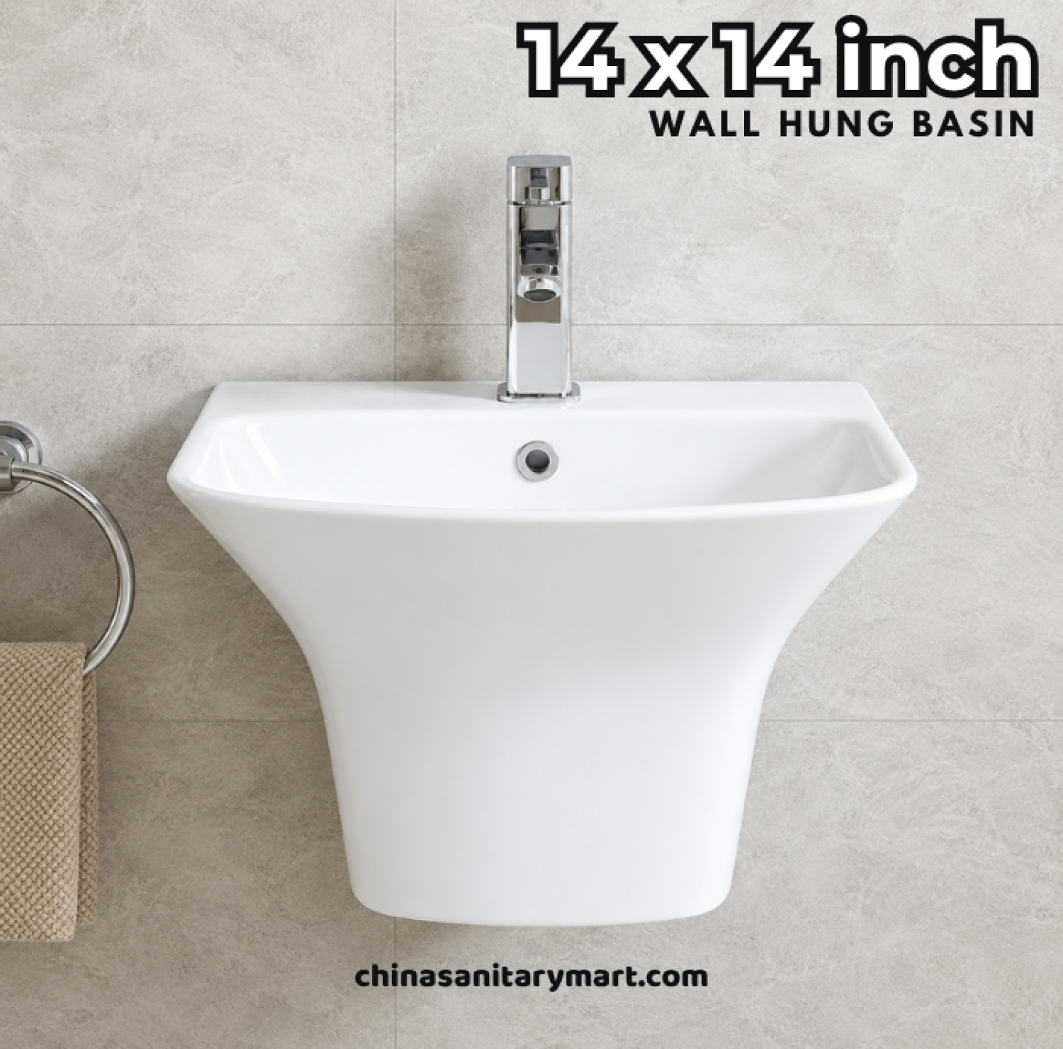 basin, wall hung basin,