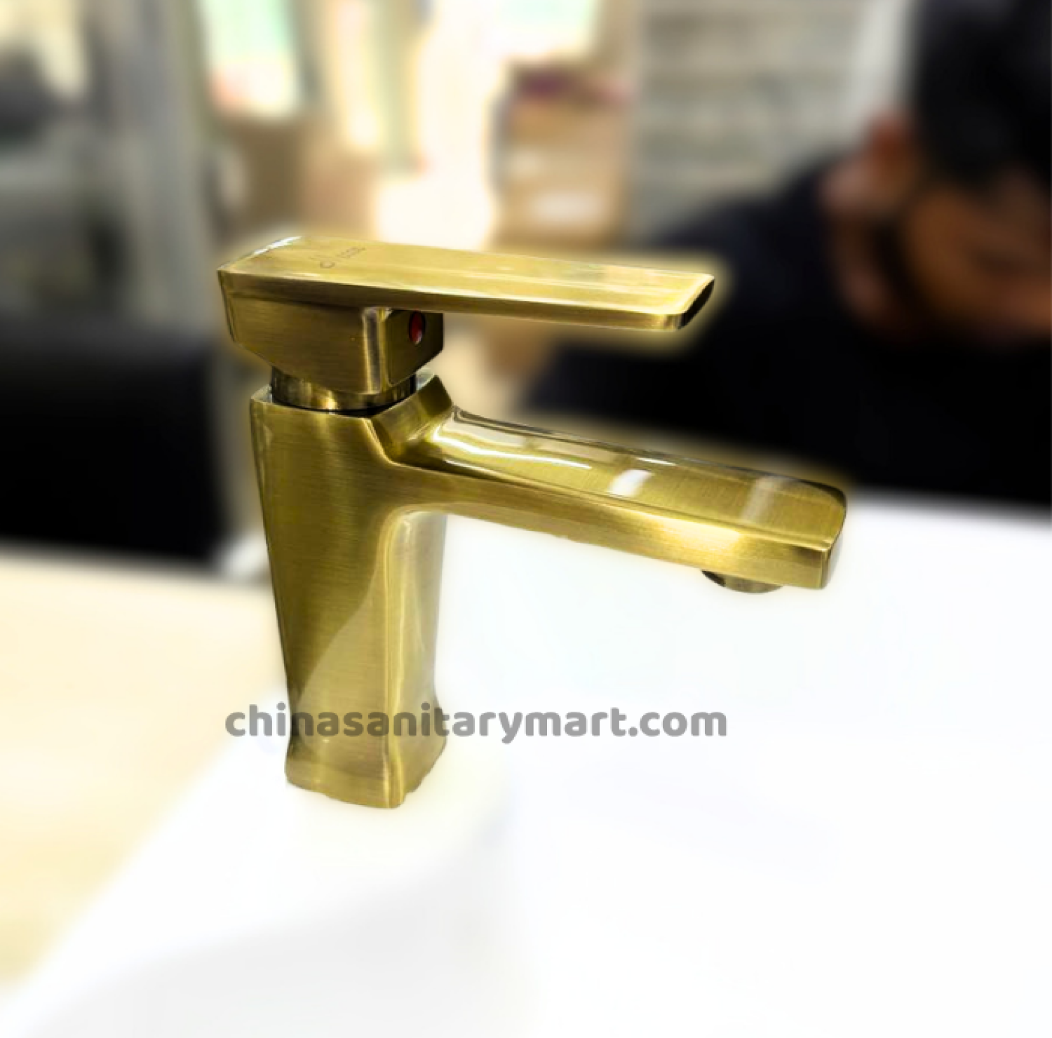 6 Inch Antique Basin Mixer,SS Antique Basin Mixer,Brushed Gold Basin Mixer,Antique Gold Faucet,SS Basin Faucet,Single Lever Basin Mixer,Deck Mount Basin Mixer,Bathroom Basin Tap,Premium Basin Mixer,Luxury Basin Faucet