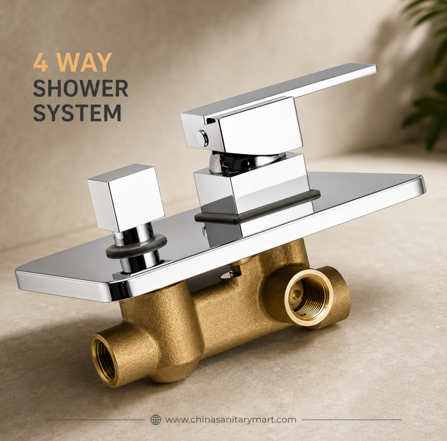 shower mixer , shower panel