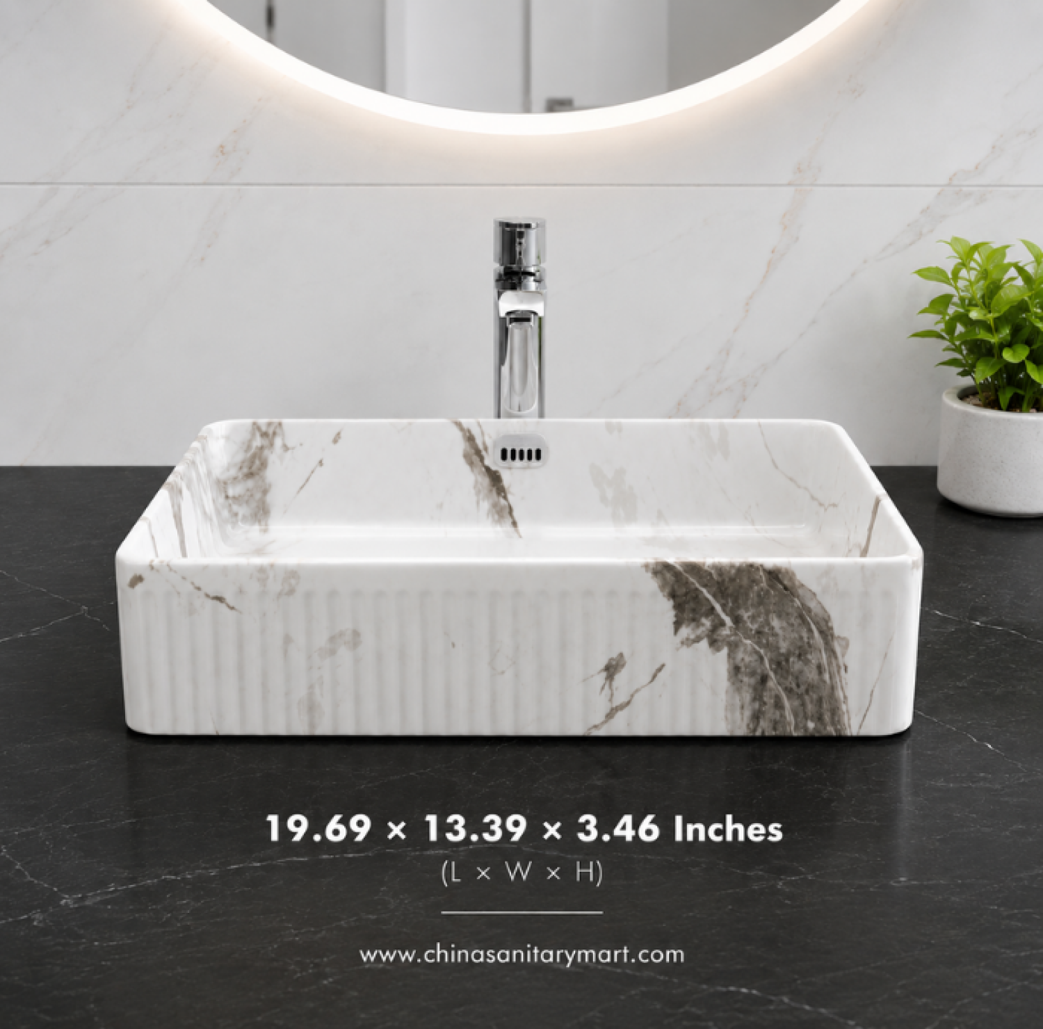 Art Basin 709MA,709MA basin,table top wash basin,matt white basin,marble basin,ceramic wash basin,countertop basin,designer basin,bathroom basin,500x340x110mm basin,premium basin,luxury wash basin