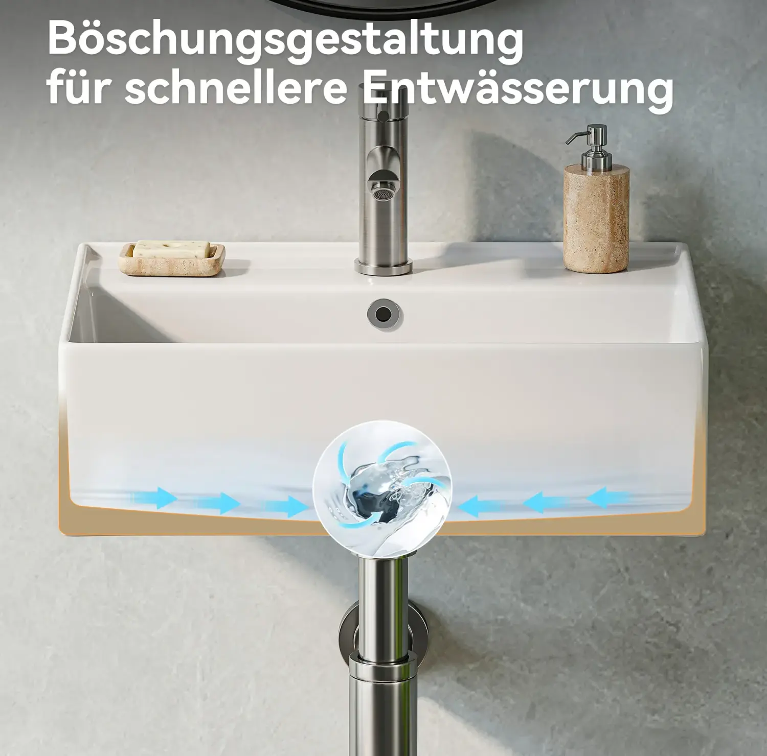 wall hung basin