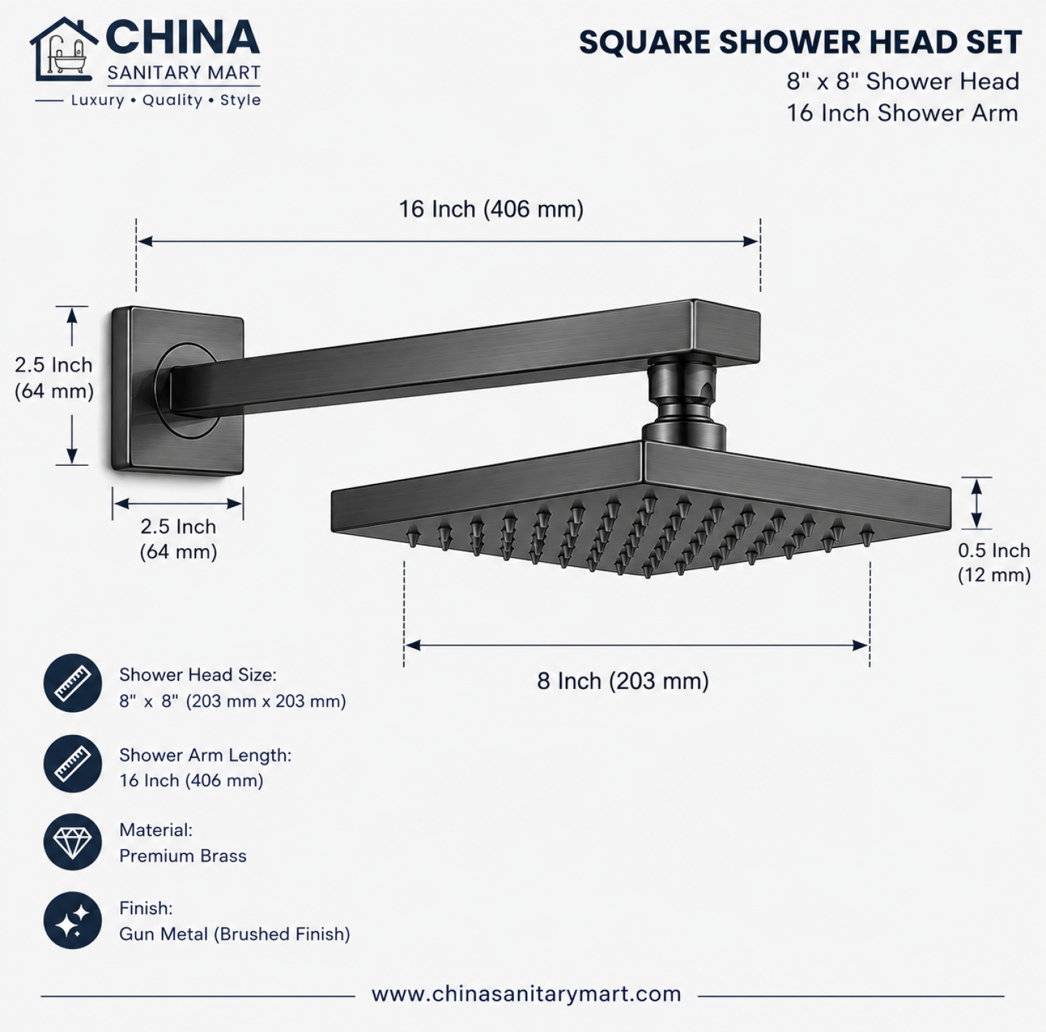 rain shower, shower, gun metal grey shower