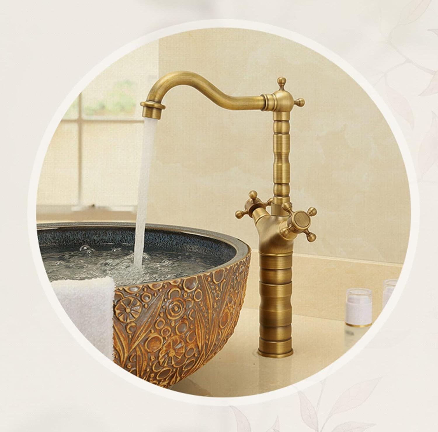 Basin mixer, antique basin mixer