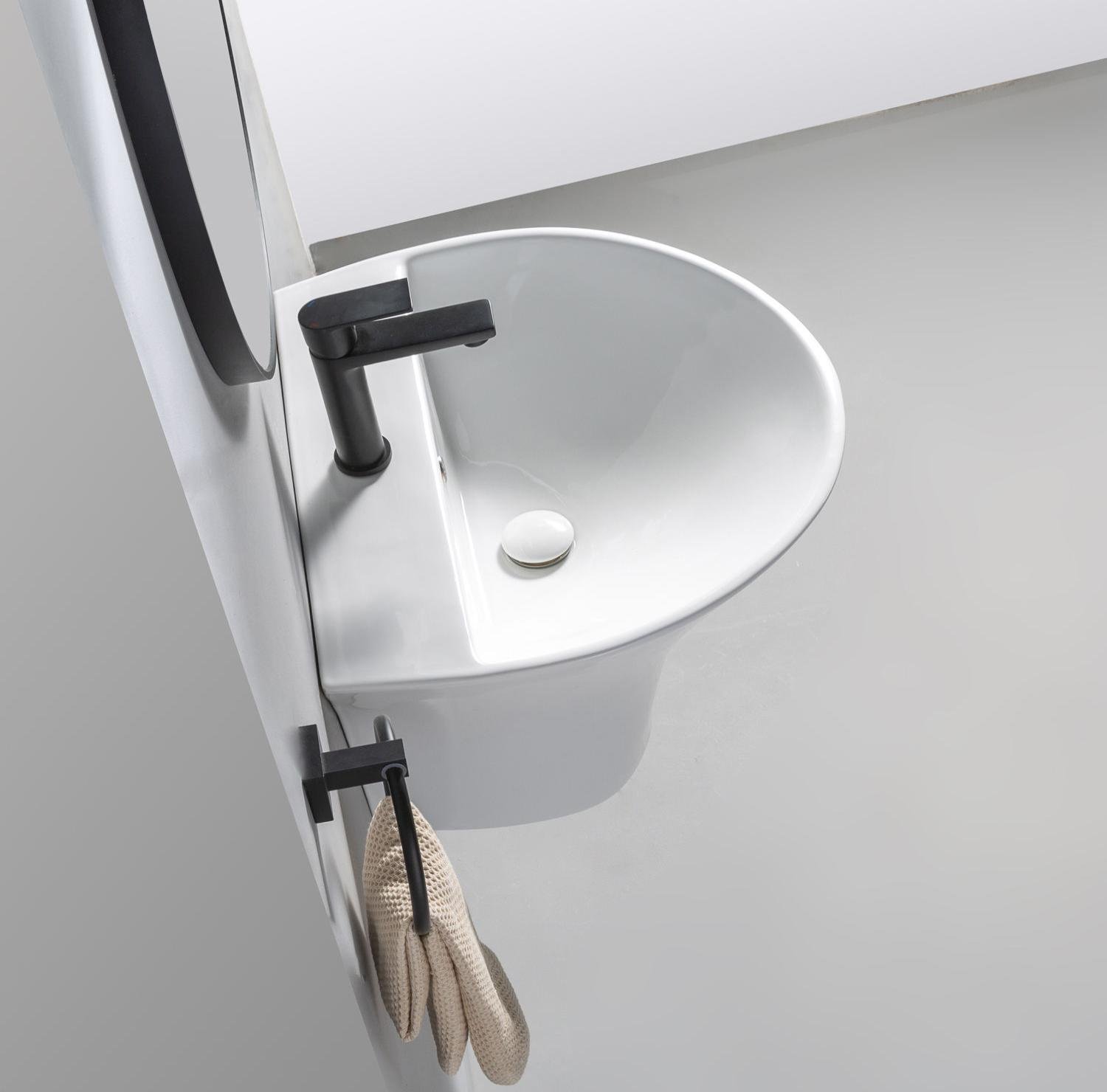 wall hung basin
