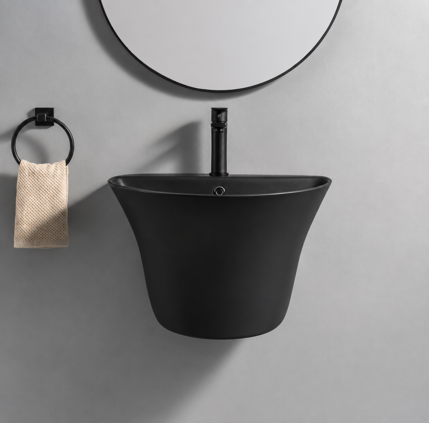 wall hung basin, wall hung