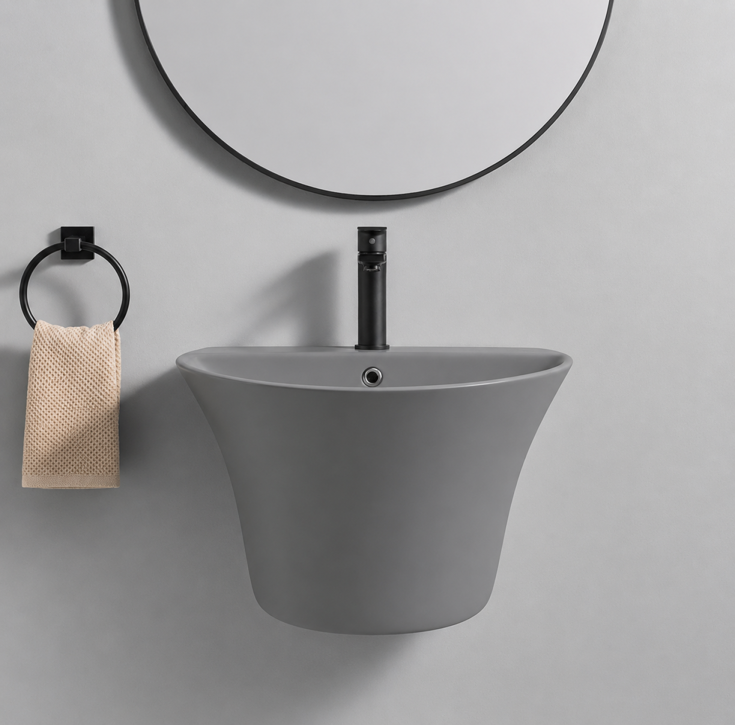 wall hung basin