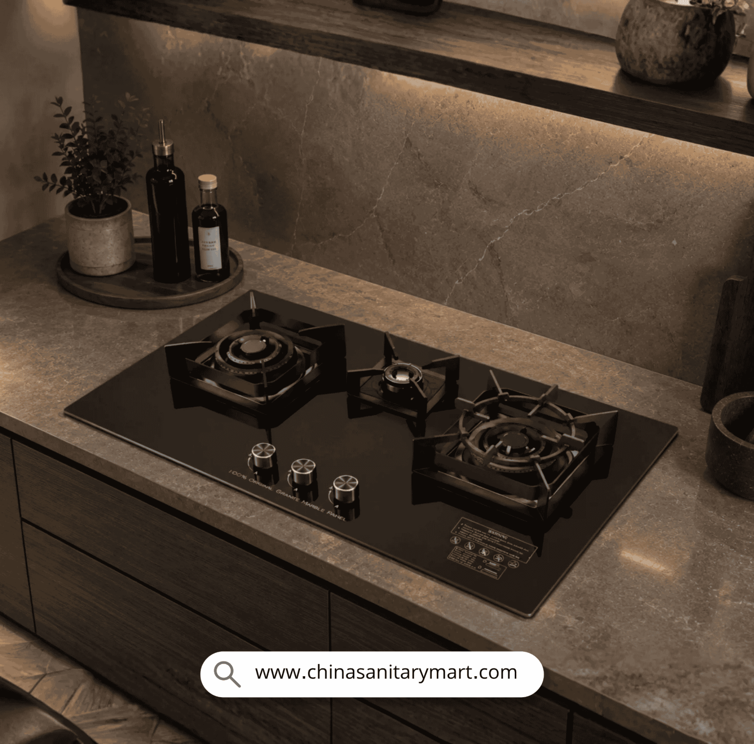 3 burner gas stove price in Bangladesh, DF-GB3D marble hob price BD, built-in hob with FFD safety, kitchen gas stove showroom Mirpur, triple ring burner gas stove Dhaka, premium kitchen appliances BD.