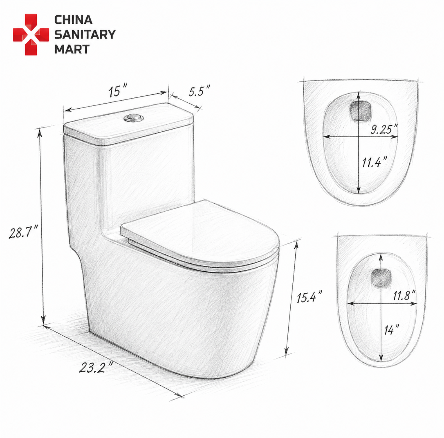 24 inch commode. jet tornado, rimless commode, commode, small commode