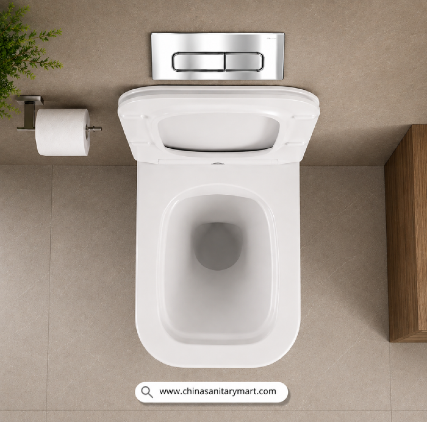 Ori commode, wall hung toilet, D-shape wall mounted commode, modern bathroom sanitary ware, premium ceramic toilet, China Sanitary Mart, space saving commode, white wall hung toilet, minimalist bathroom fixtures
