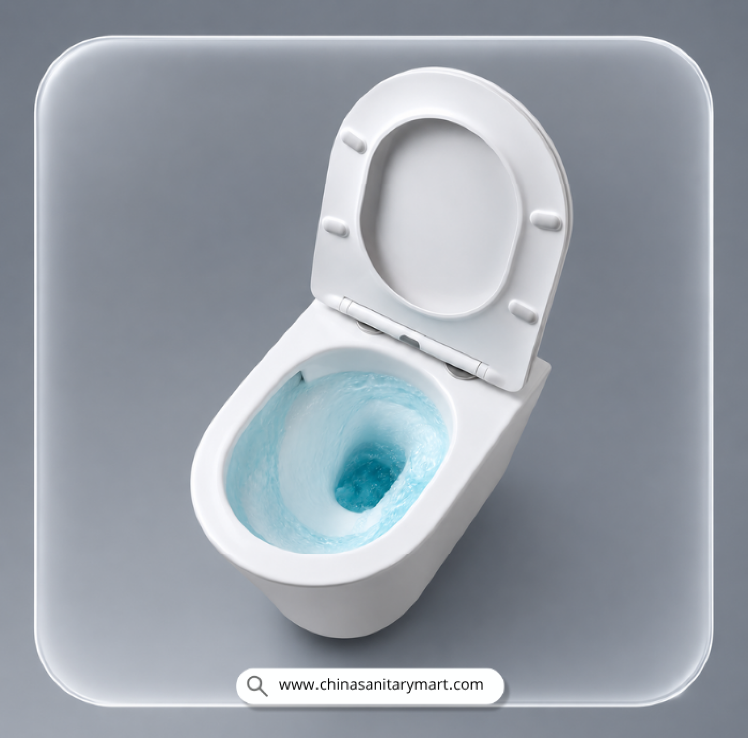 Glaze commode, wall hung toilet, wall mounted commode, modern bathroom sanitary ware, premium ceramic toilet, space saving commode, China Sanitary Mart, minimalist toilet bowl, bathroom fixtures