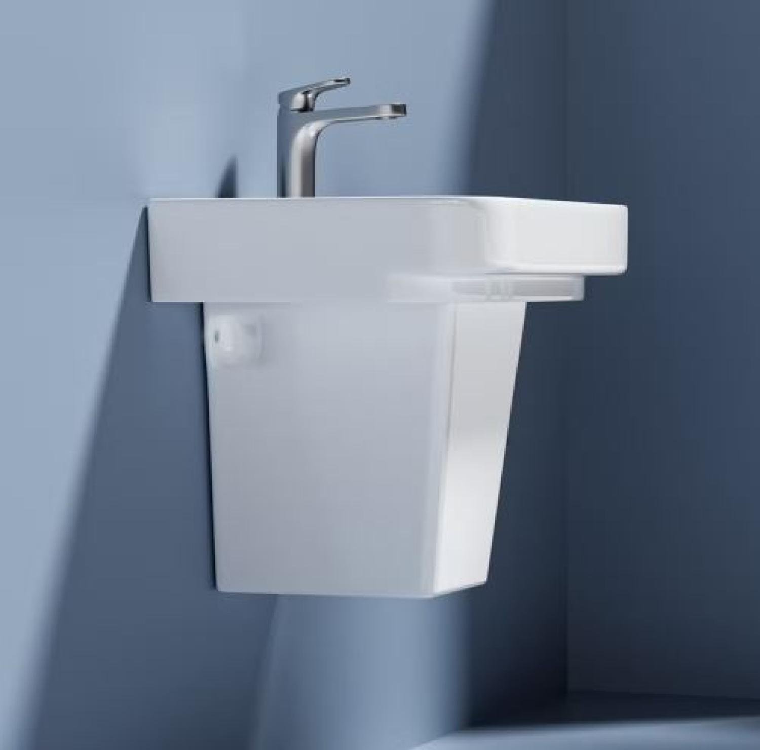 wall hung basin, half pedestal basin, pedestal basin