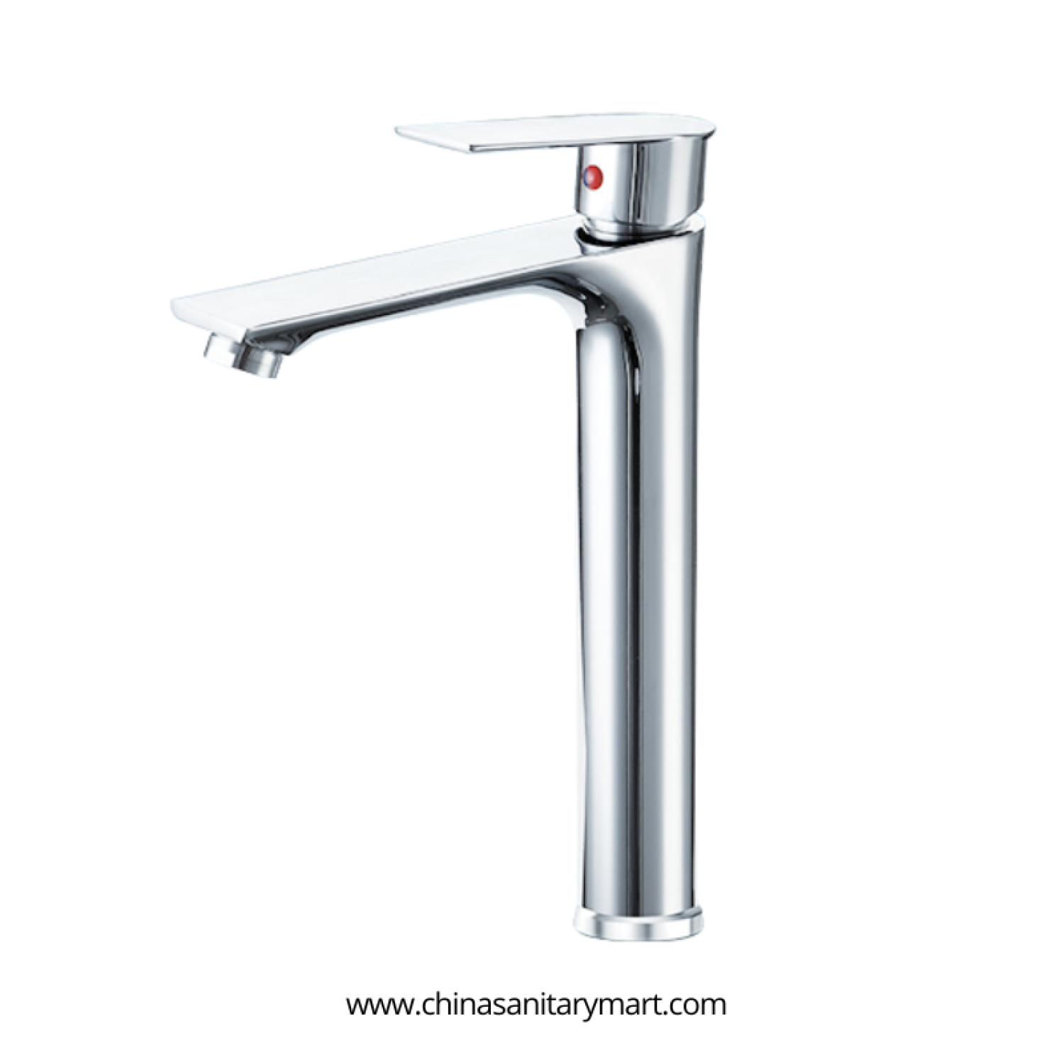 AST basin mixer large square, chrome basin mixer, premium brass basin faucet, large bathroom faucet, hot cold basin mixer, basin mixer, square design basin faucet, modern chrome bathroom mixer, China Sanitary Mart