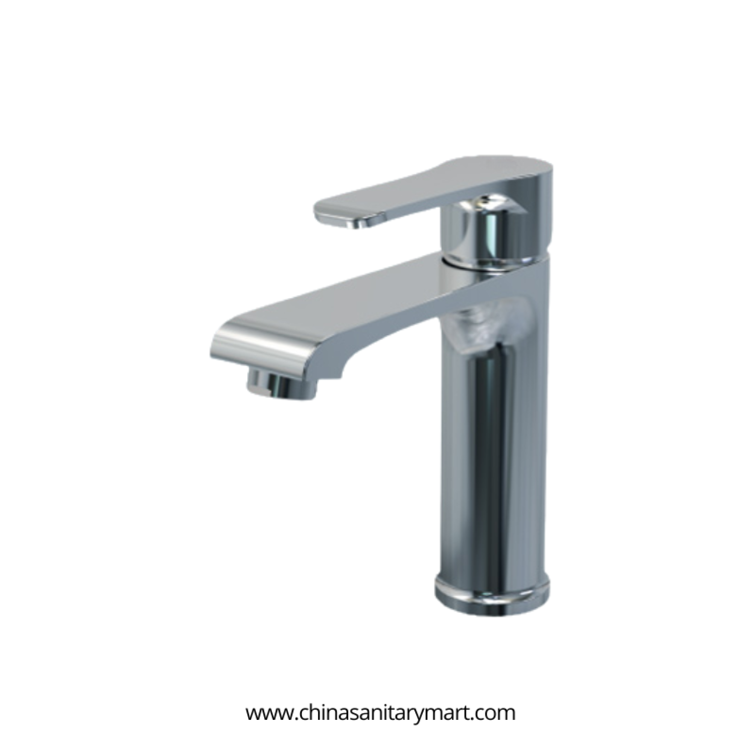 AST basin mixer small Linus, Linus chrome basin mixer, small brass basin faucet, premium bathroom faucet, vanity basin mixer, modern chrome faucet, hot cold basin mixer, single lever basin faucet, China Sanitary Mart