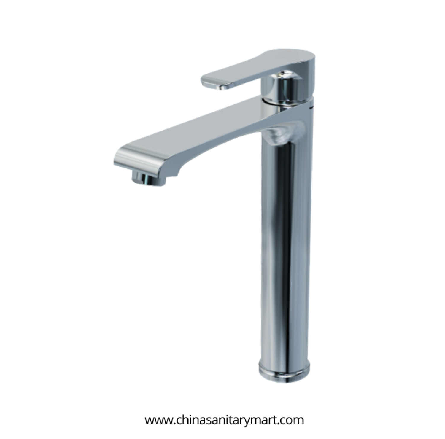 AST Basin Pillar Cock Large Theo, Theo Chrome tall basin faucet, large brass pillar cock,  basin faucet, vessel basin faucet, chrome wash basin cock, AST Theo faucet, high rise basin faucet, premium bathroom faucet