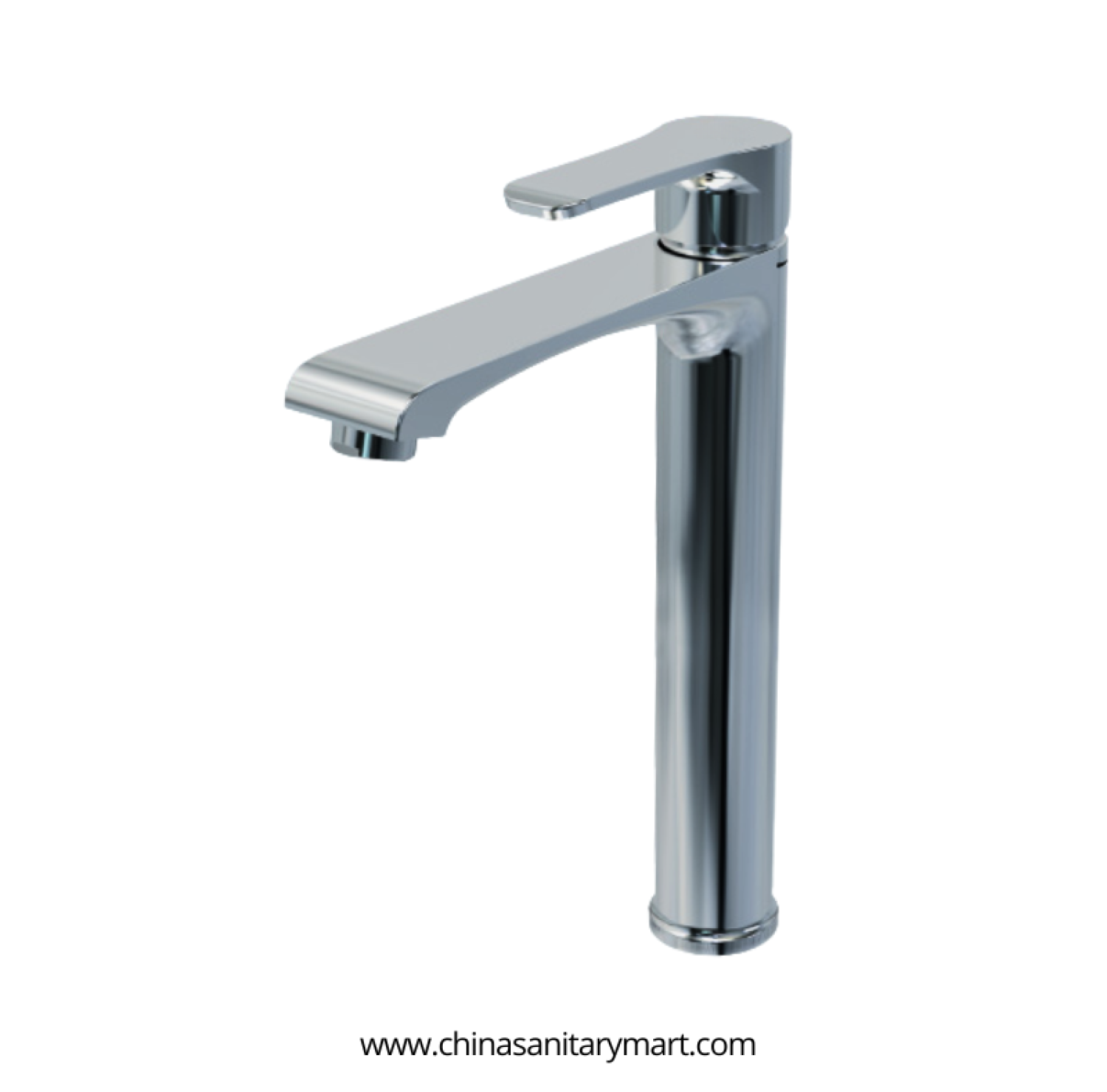 AST Basin Pillar Cock Large Linus, Linus Chrome tall basin faucet, large brass pillar cock, basin faucet, vessel basin faucet, chrome wash basin cock, AST Linus faucet, high rise basin faucet, premium bathroom faucet