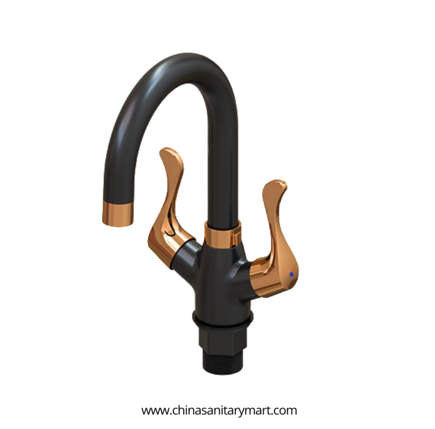 AST Moving Basin Mixer Neo Rose Gold Black, Neo moving basin faucet, rose gold black basin mixer, dual handle brass basin faucet, moving spout basin mixer, premium bathroom faucet, AST Neo faucet, modern basin mixer