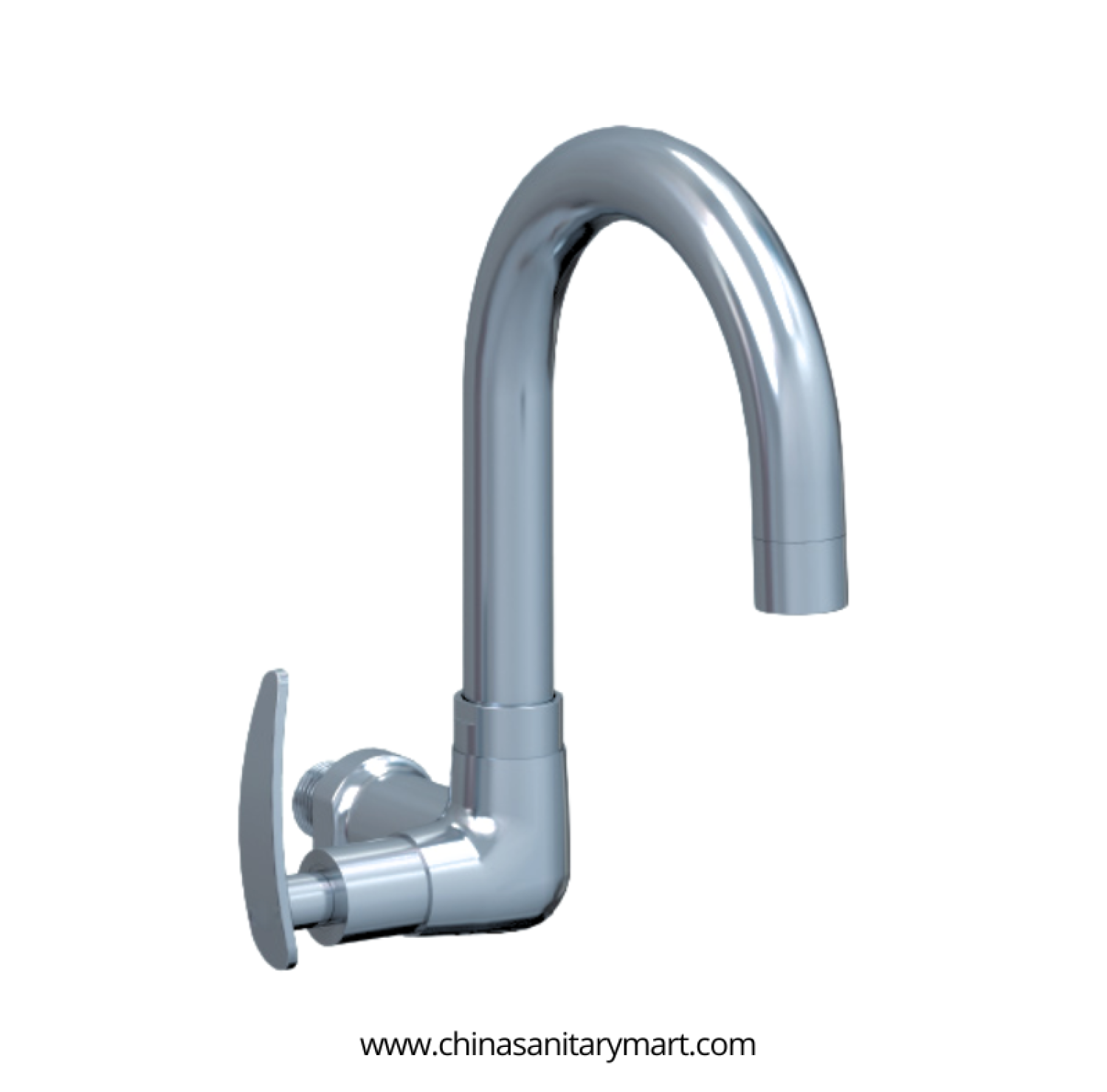 AST Moving Sink Cock Felis, Felis Chrome kitchen tap, premium brass moving sink cock, high arc kitchen faucet, single handle sink tap, Chrome moving sink faucet, AST Felis kitchen faucet, modern kitchen sink cock, brass kitchen tap