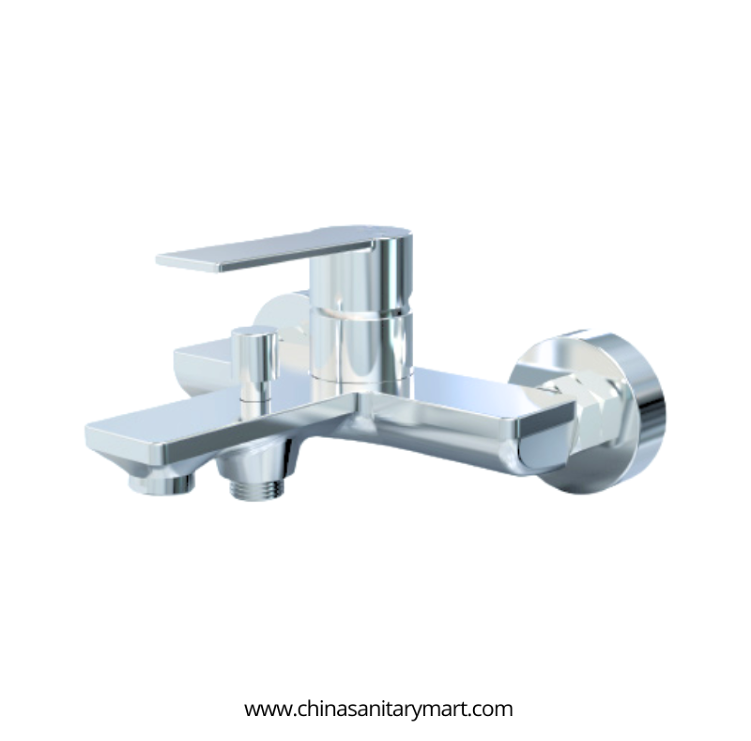 AST Bathtub Mixer Theo, Theo Chrome bath mixer, premium brass bathtub mixer, wall mounted bath mixer, square bath mixer, single lever bathtub tap, Chrome bathroom mixer, AST Theo bath faucet, modern bathtub mixer