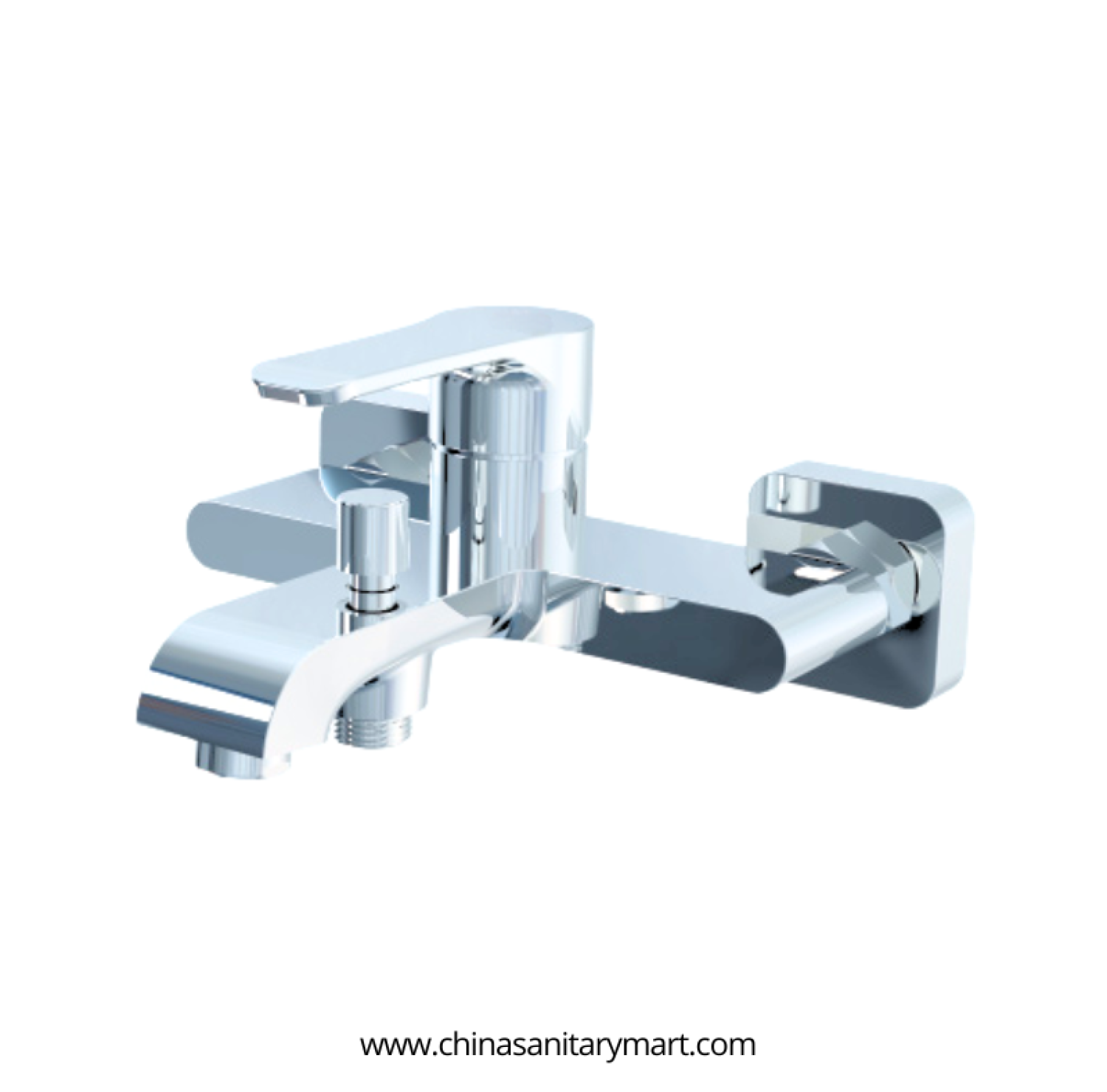 AST Bathtub Mixer Linus, Linus Chrome bath mixer, premium brass bathtub mixer, wall mounted bath mixer, Chrome bathroom mixer, single lever bathtub tap, AST Linus bath faucet, modern bathtub mixer, brass bath tap