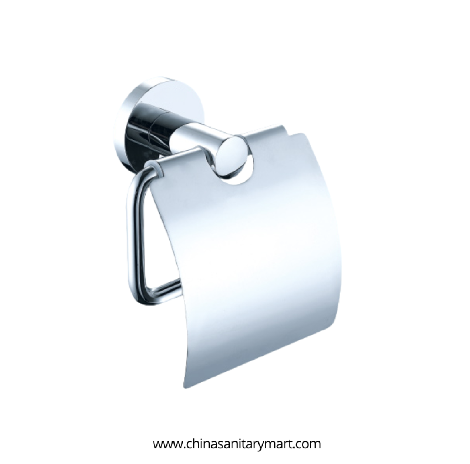 AST Toilet Paper Holder Semi Covered, brass toilet paper holder, chrome tissue holder, semi covered bathroom tissue holder, wall mounted toilet paper holder, modern bathroom accessory, AST bathroom accessories