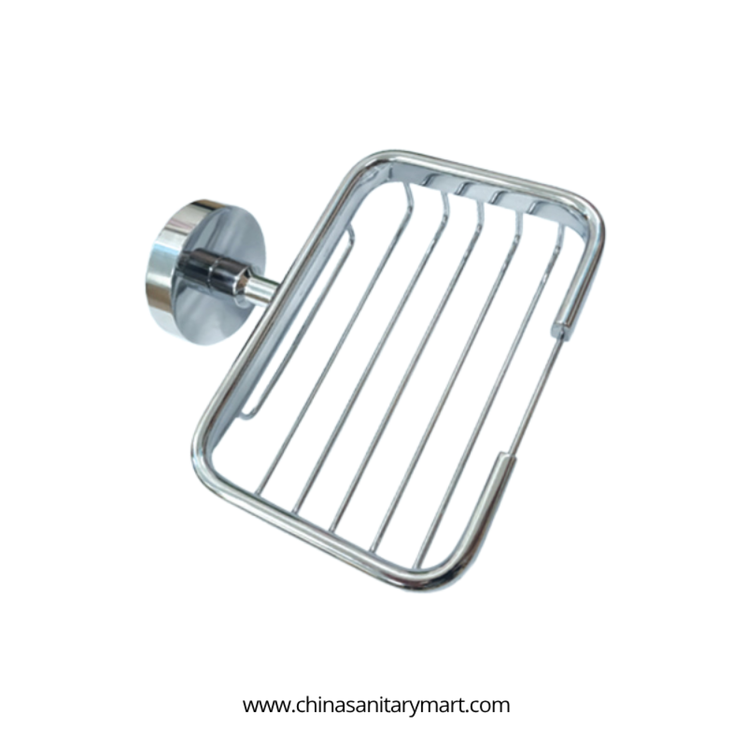 AST Net Soap Case Silver, silver brass soap holder, chrome net soap case, wall mounted bathroom soap holder, AST bathroom accessories, brass net soap dish