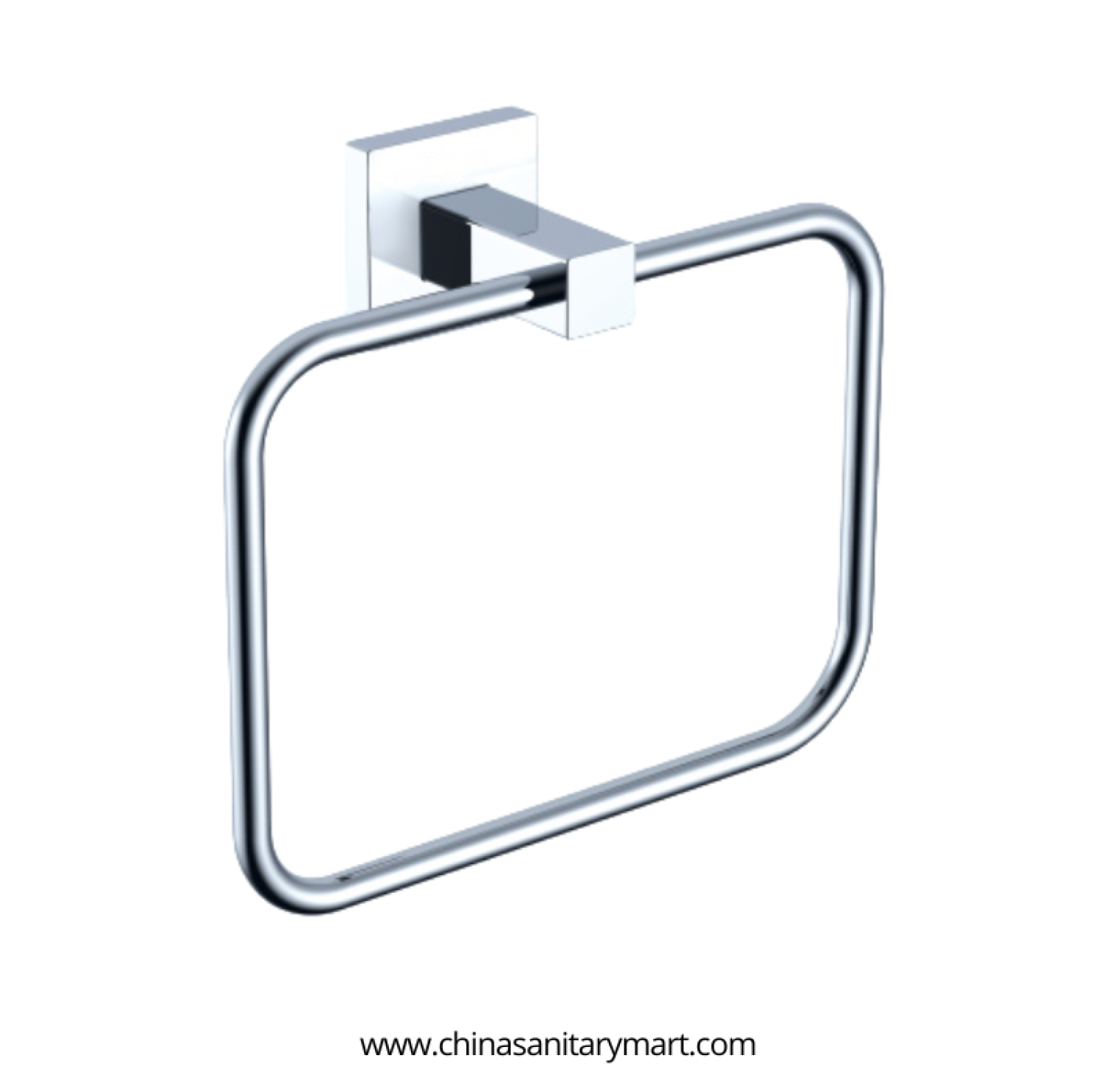 ASTRA Towel Ring Square, ASTRA Towel Holder, Square Towel Ring, Chrome Towel Ring, Chrome Bathroom Towel Holder, Wall Mounted Towel Ring, Bathroom Towel Ring, Premium Bathroom Accessories, Luxury Bathroom Hardware, Chrome Bathroom Accessories