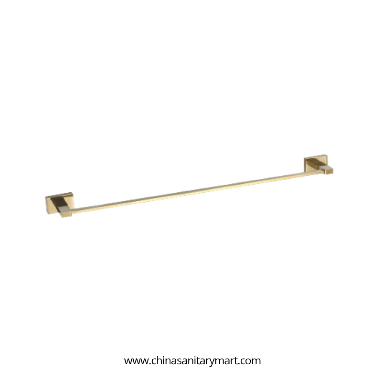 AST Bath Towel Bar Golden, golden brass towel bar, gold bathroom towel rack, wall mounted golden towel holder, AST bathroom accessories, premium brass towel rack