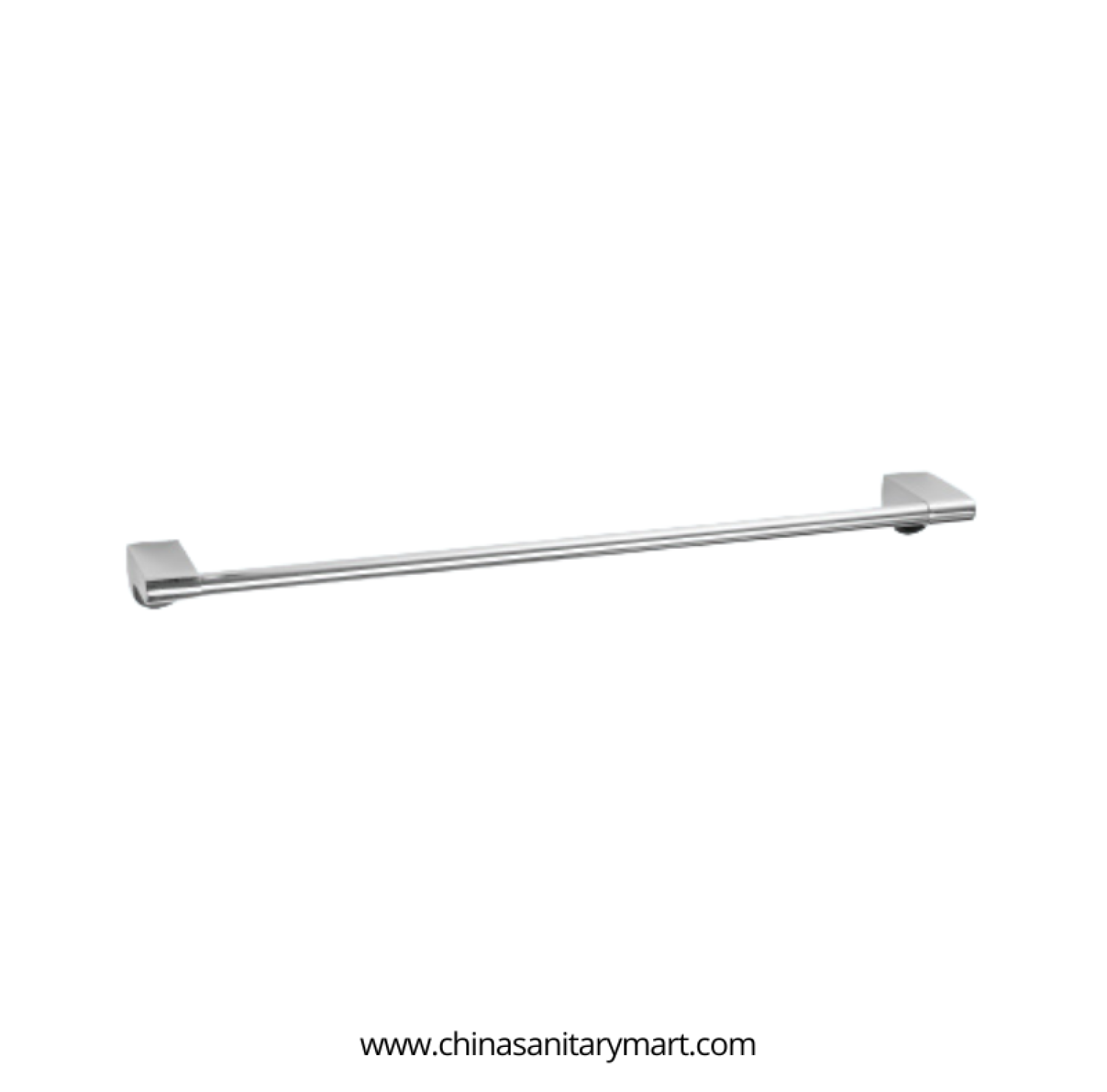 AST Bath Towel Bar Silver Oval, silver oval brass towel bar, chrome oval bathroom towel rack, wall mounted towel holder, AST bathroom accessories, premium brass towel rack