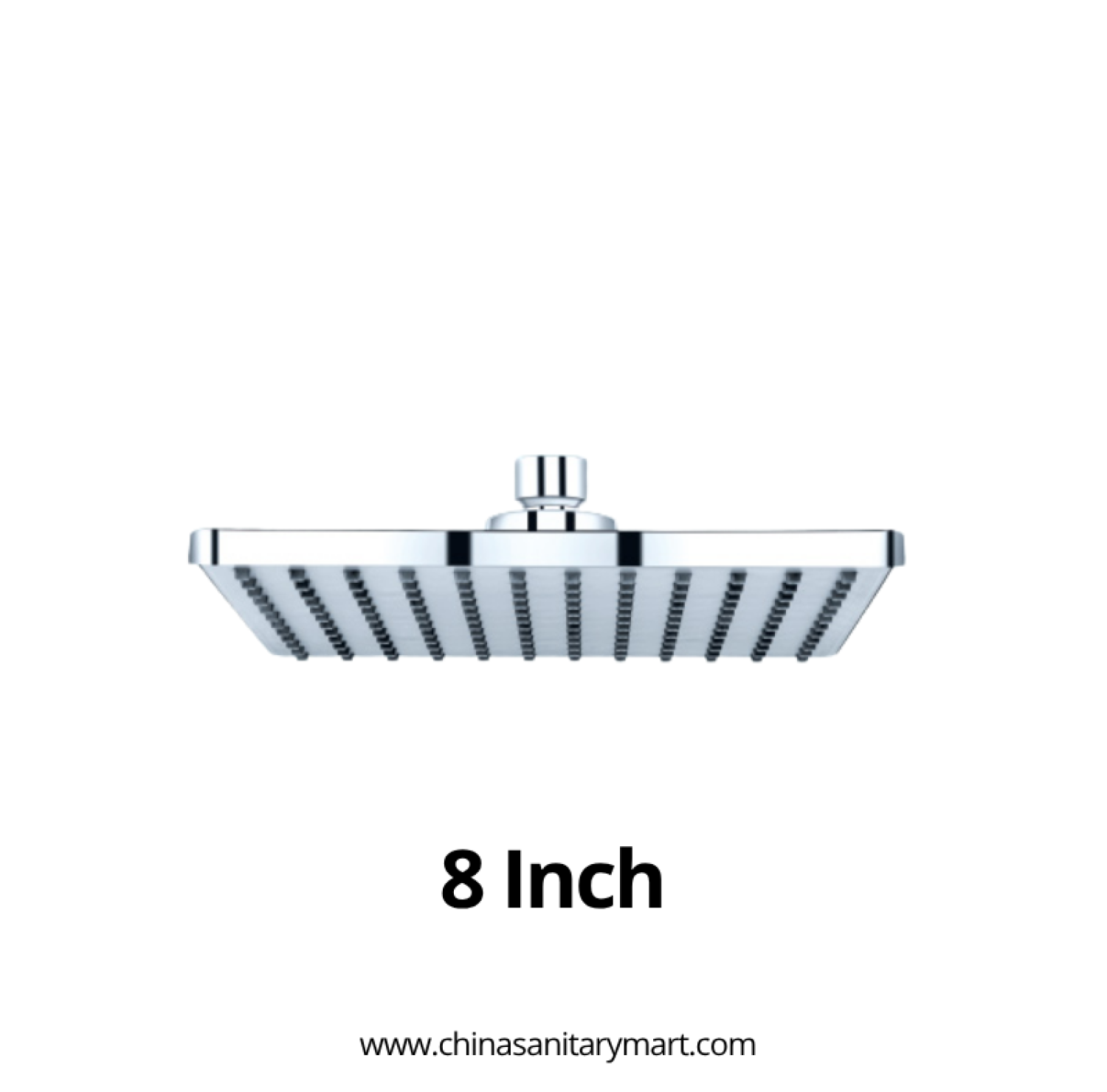 8 Inch Ast Rain Shower Square Ceiling Mount, square ceiling rain shower, 8 inch brass shower head, chrome rain shower, ceiling mount shower, square shower head, Ast rain shower, bathroom shower