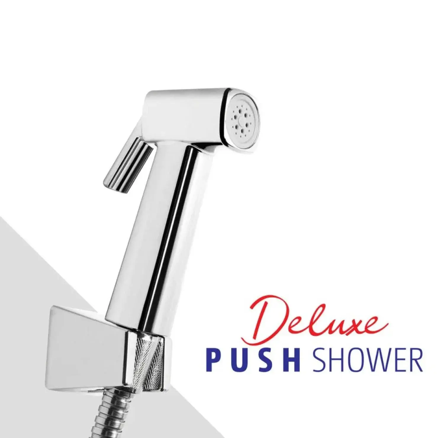 Ast Toilet Push Shower Deluxe, ABS toilet push shower, Ast health faucet, push health faucet, toilet hand shower, chrome health faucet, bathroom push shower, deluxe toilet shower