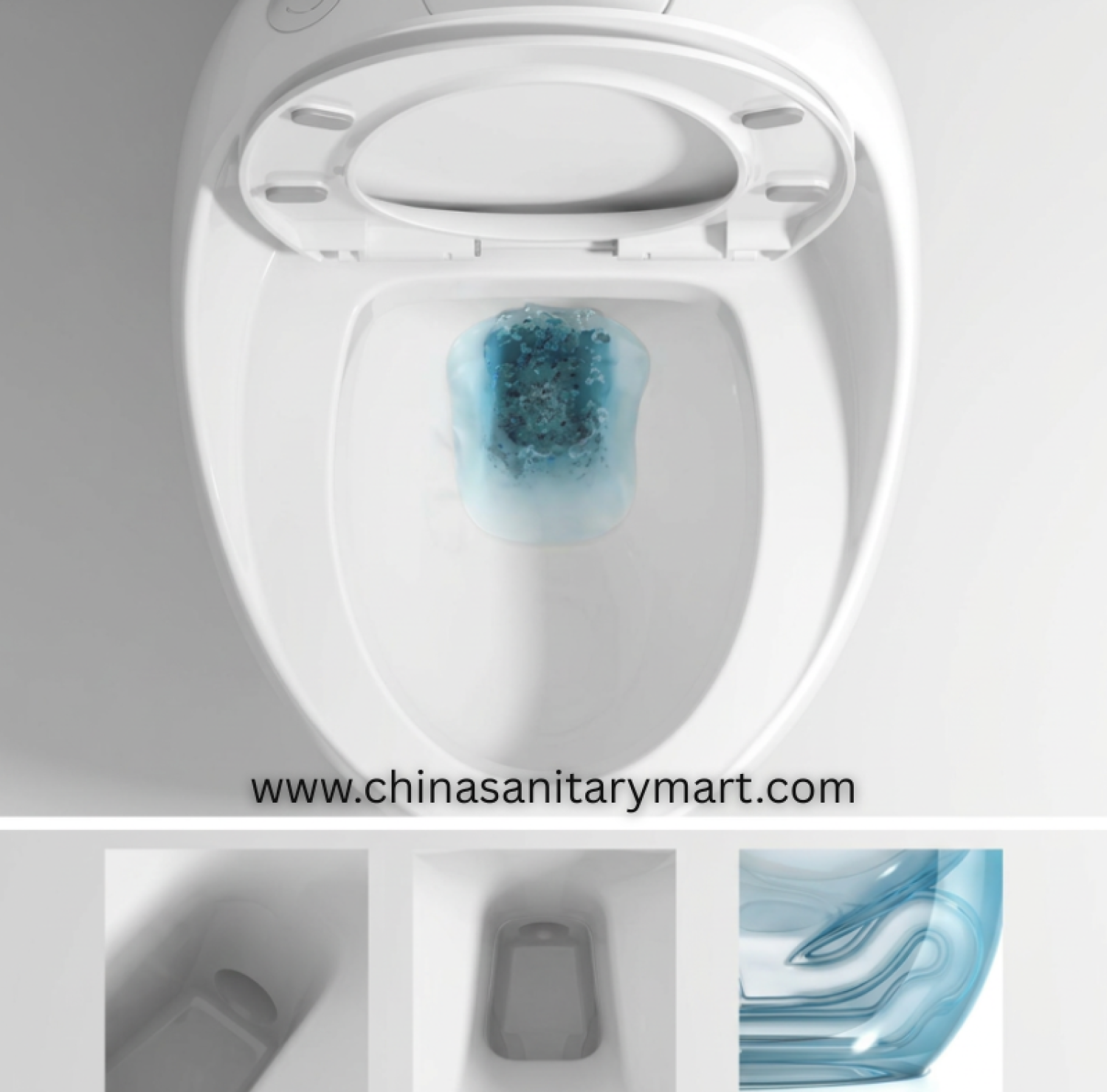 Walba Egg Shape Commode White D02, Walba D02 one piece toilet, egg shape white commode, modern one piece commode, S trap toilet 300mm, premium white toilet, Walba bathroom toilet