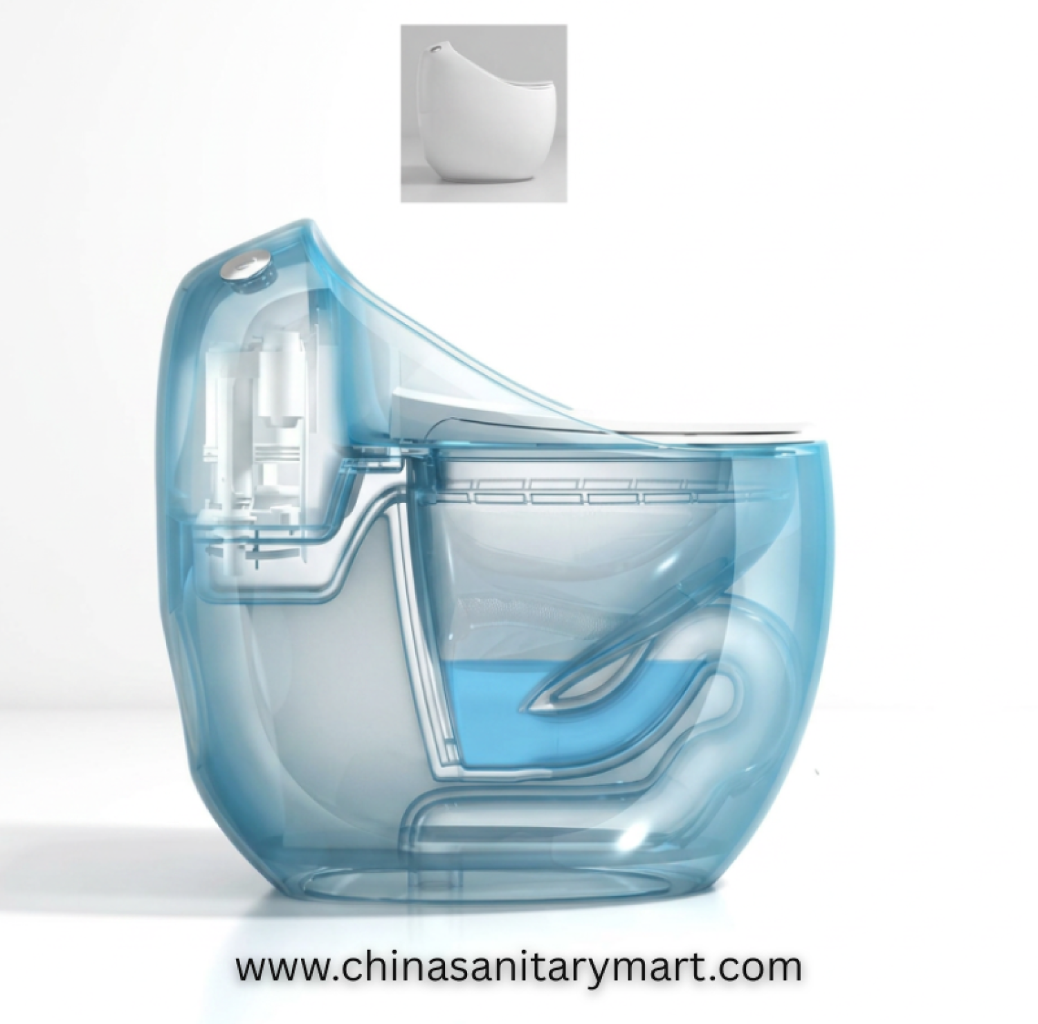 Walba Egg Shape Commode White D02, Walba D02 one piece toilet, egg shape white commode, modern one piece commode, S trap toilet 300mm, premium white toilet, Walba bathroom toilet