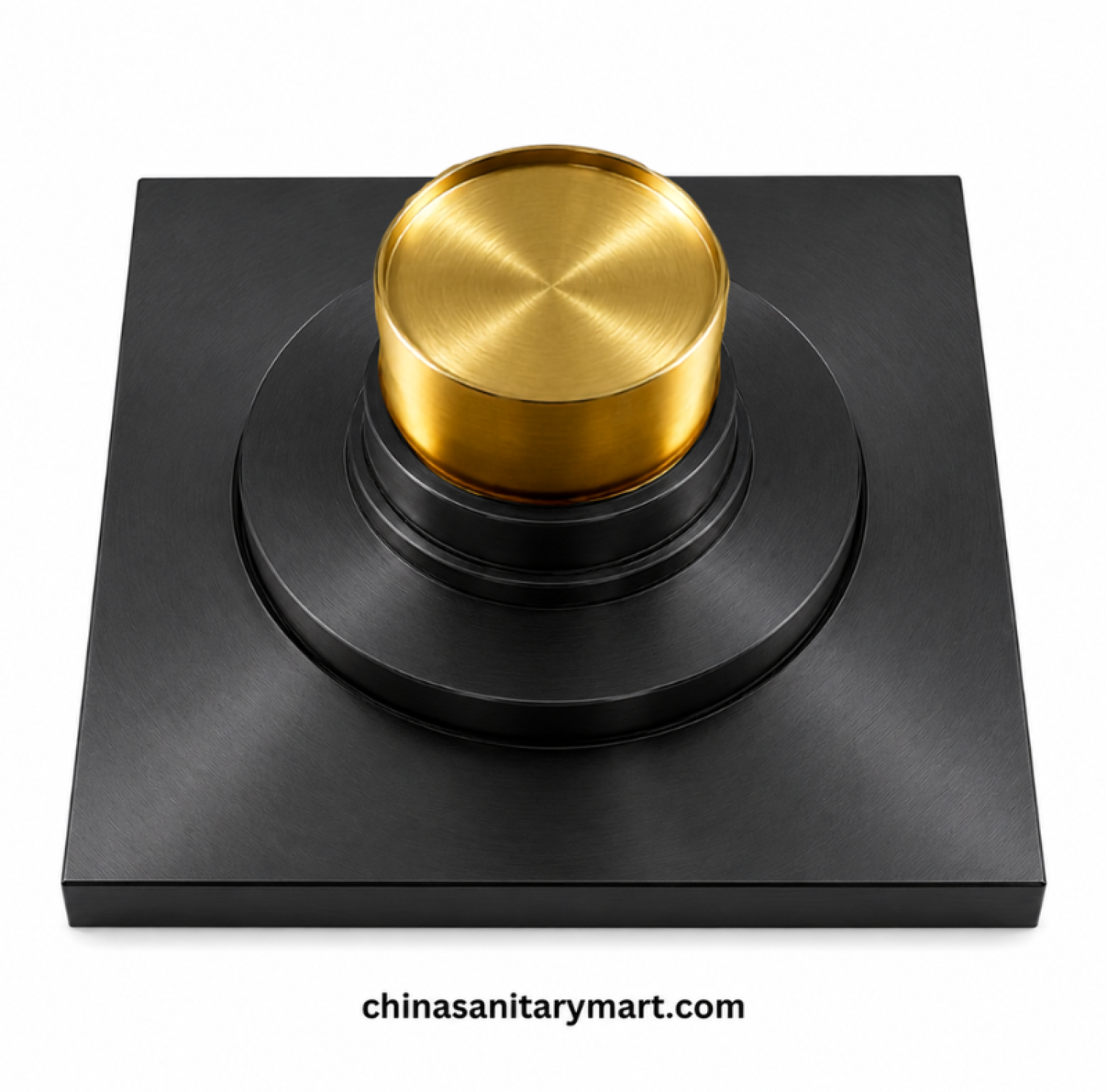 5x5 Inch MCN Heavy M2 Brass MB Matte Black Bathroom Floor Drain, MCN brass floor drain, matte black bathroom drain, heavy duty shower drain