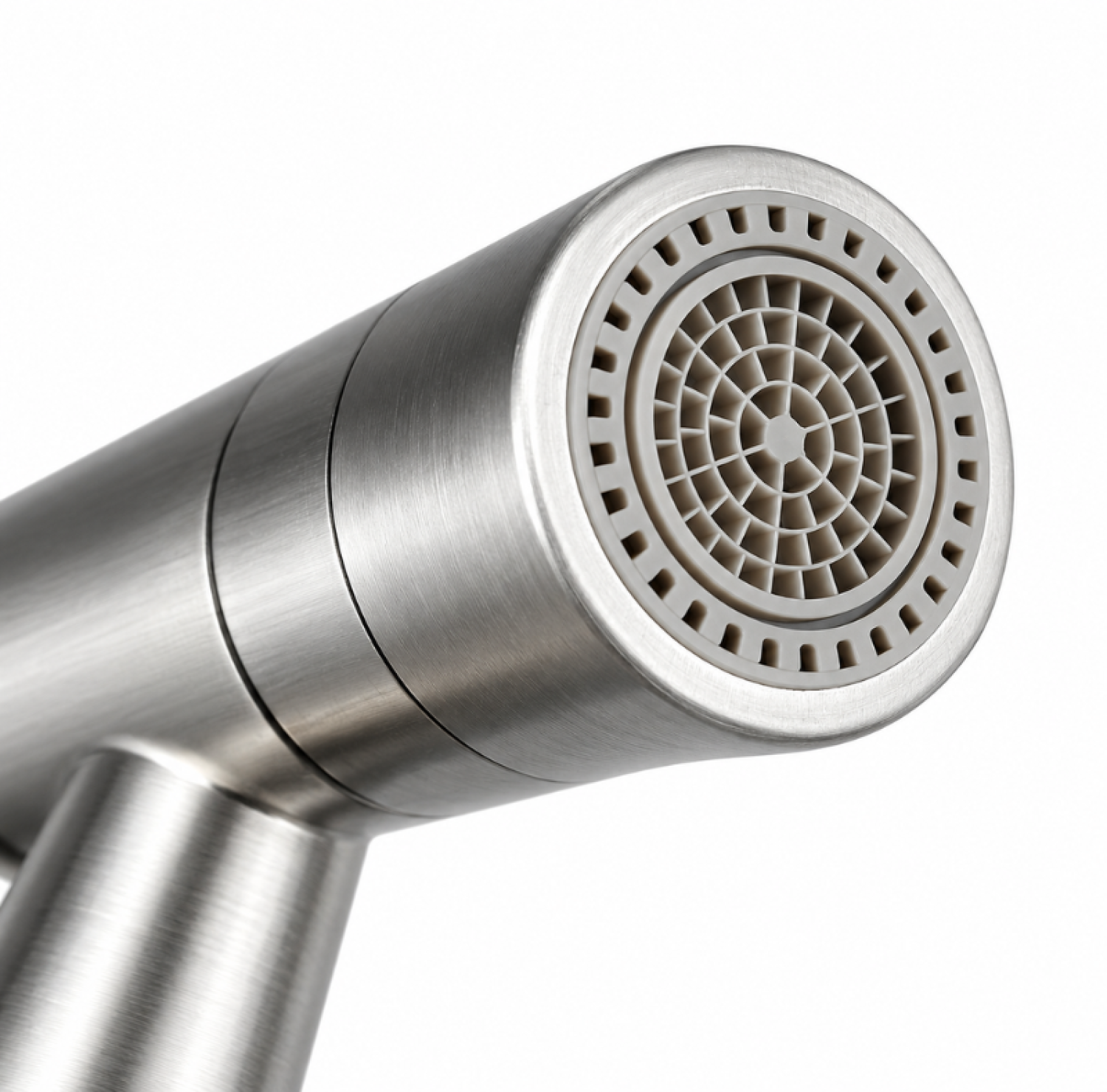 Mecan Two Mode Push Shower SS Matte, stainless steel bidet spray, dual mode push shower, Mecan bathroom hand shower, G1/2 bidet spray