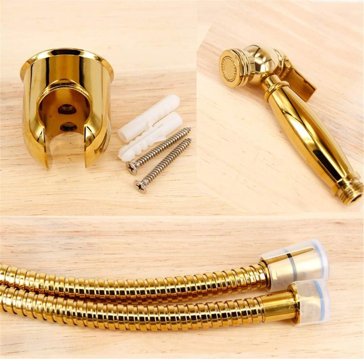 Toilet push shower, Push shower, golden push shower