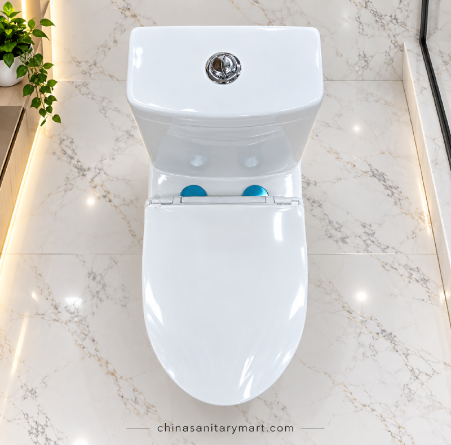 IS-3989 Tornado Jet Flush commode, IS-3989 white toilet, Tornado Jet Flush commode, modern one piece toilet, white bathroom commode
