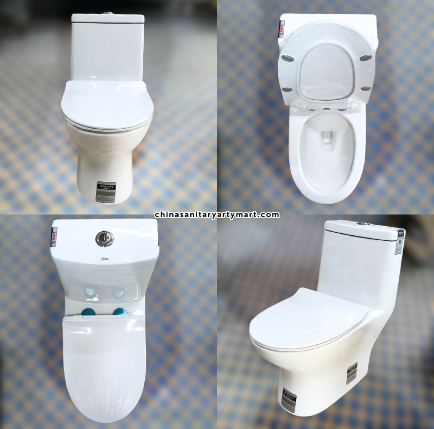 IS-3989 Tornado Jet Flush commode, IS-3989 white toilet, Tornado Jet Flush commode, modern one piece toilet, white bathroom commode