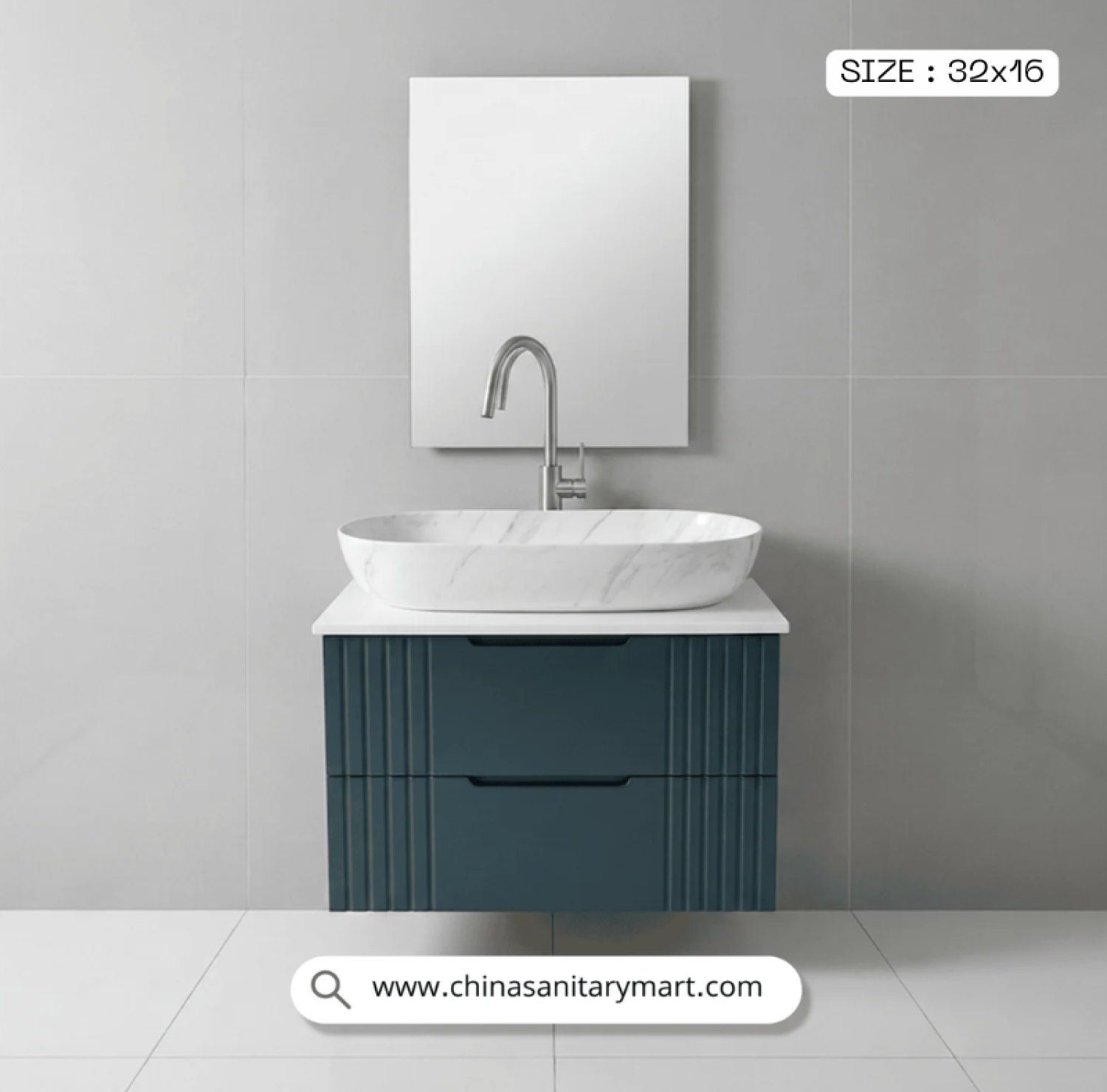 32x16 inch matte white marble shed top basin, white marble countertop basin, large white wash basin, marble vein top basin, modern luxury bathroom basin