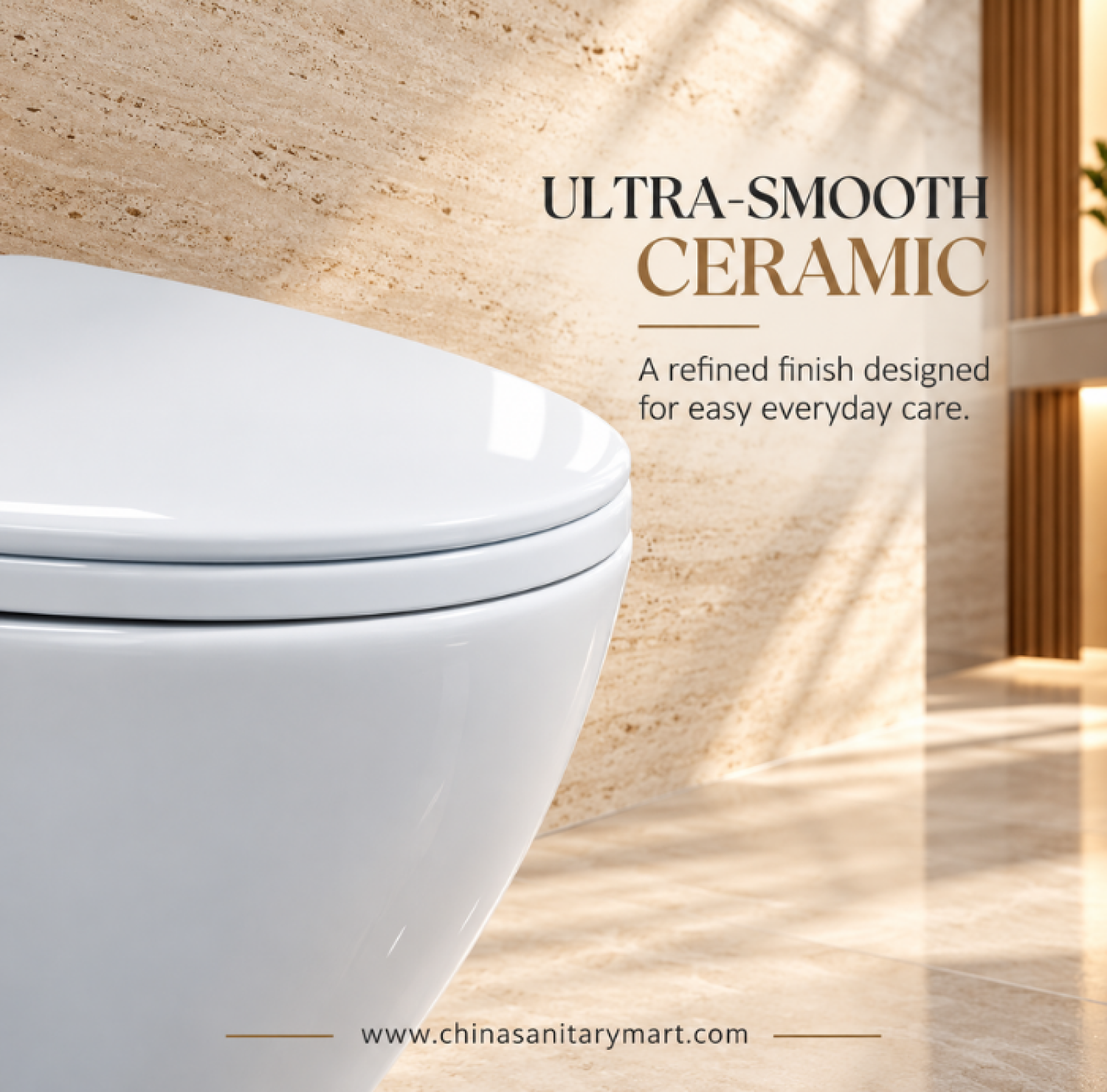 W-536 one piece commode, glossy white ceramic toilet, rimless one piece toilet, soft close commode seat, water saving toilet Bangladesh
