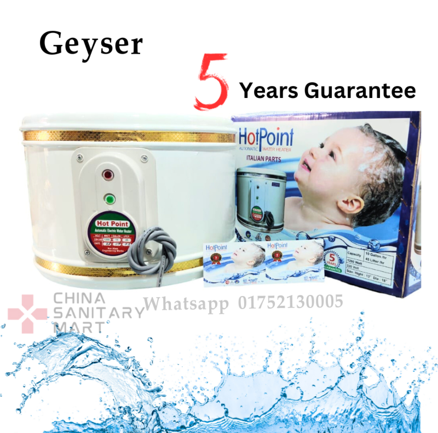 Geyser, Waterheater, Water Heater