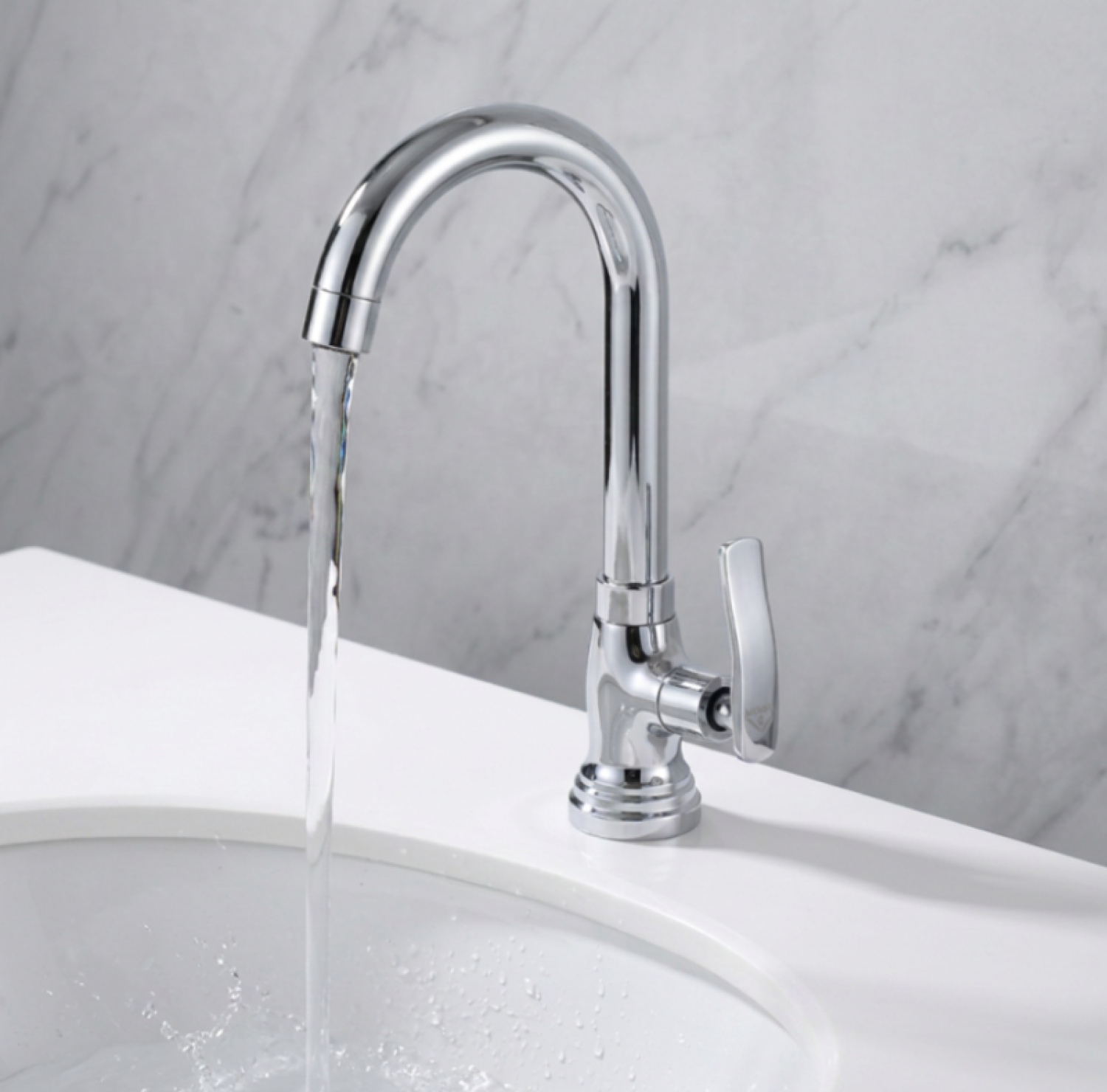 Moving Pillar Cock Small, Small Pillar Cock, Brass Pillar Cock, Basin Faucet, Chrome Faucet, Brass Basin Tap, Wash Basin Tap, Bathroom Faucet, Swivel Faucet, Gooseneck Tap, Brass Water Tap, Compact Basin Faucet, Chrome Basin Mixer