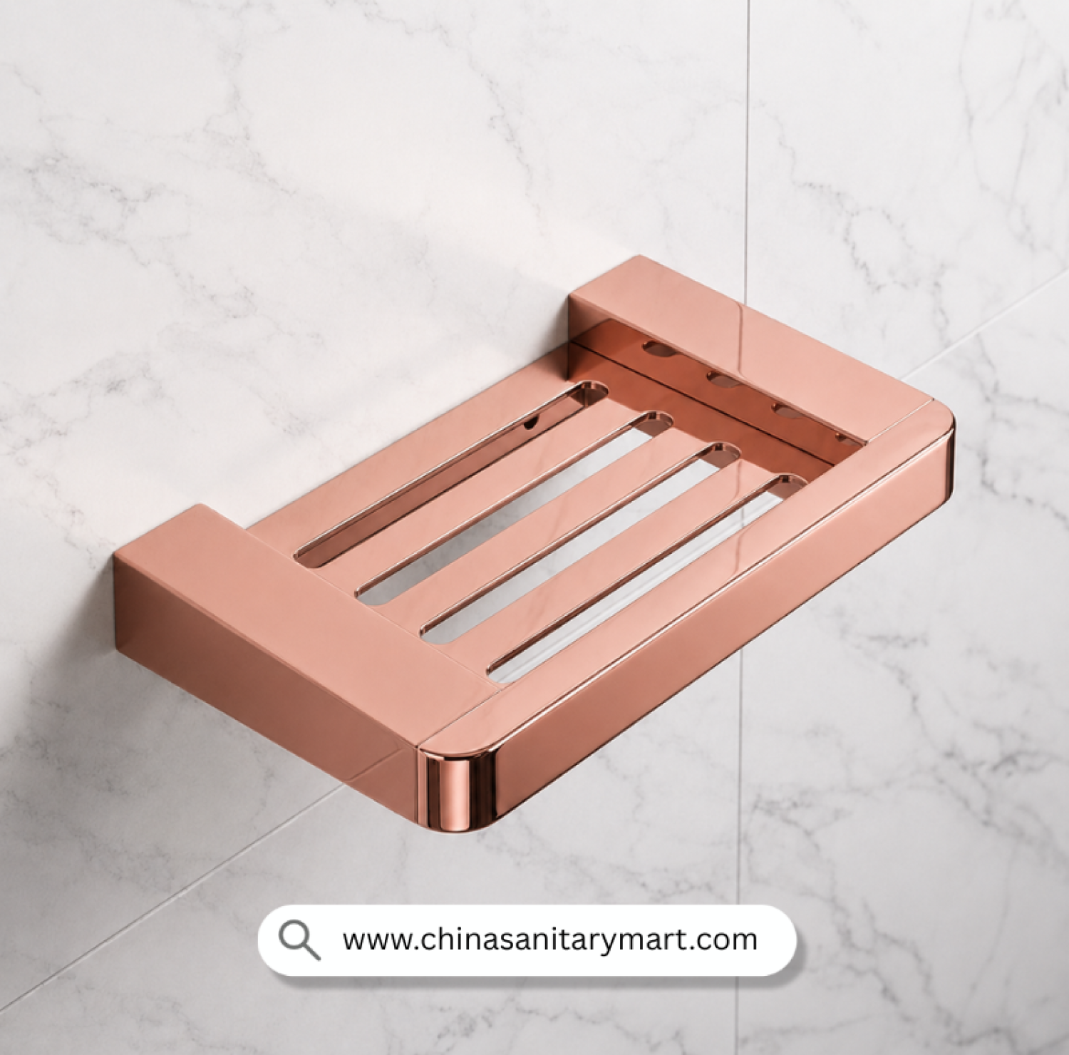 FT LT Rose Gold Soap Case, Rose Gold Soap Holder, Heavy Duty Soap Case, Brass Soap Case, Wall Mounted Soap Holder, Rose Gold Bathroom Accessories, Luxury Soap Tray, Premium Bathroom Hardware, Modern Soap Dish, Bathroom Soap Rack