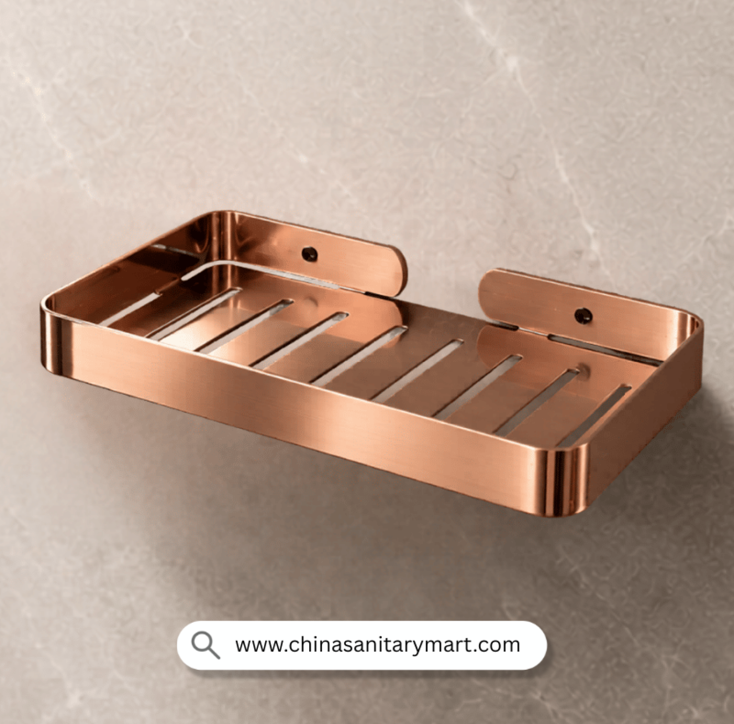 SS Rose Gold Double Soap Case, Rose Gold Soap Case, Stainless Steel Soap Holder, Double Soap Holder, Wall Mounted Soap Case, Rose Gold Bathroom Accessories, Luxury Soap Holder, Premium Soap Tray, Bathroom Soap Rack