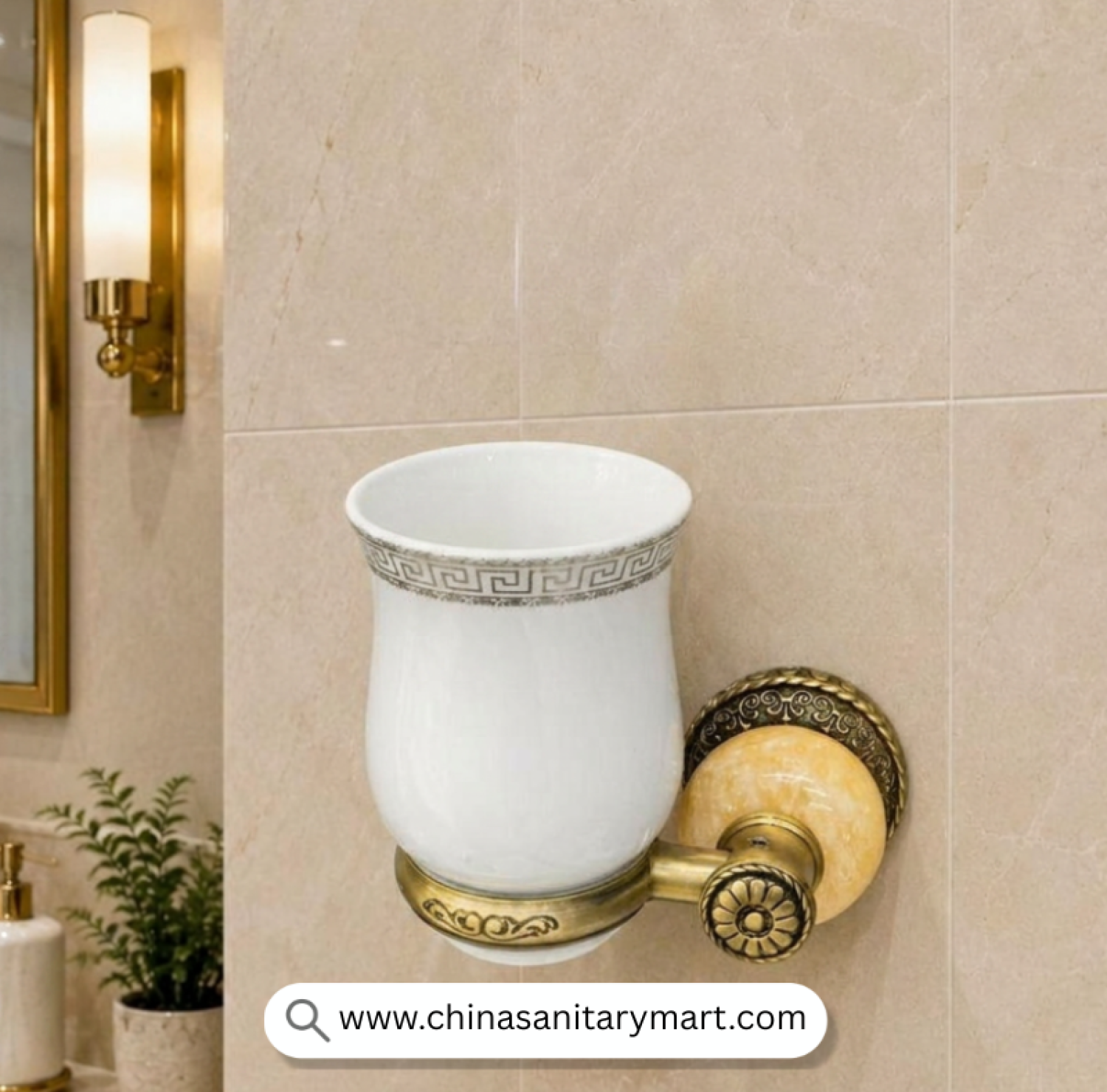 Single Marble Brush Holder, Marble Brush Holder, Toothbrush Holder, Wall Mounted Toothbrush Holder, Ceramic Toothbrush Holder, Antique Brass Brush Holder, Luxury Bathroom Accessories, Marble Bathroom Accessories, Bathroom Tumbler Holder