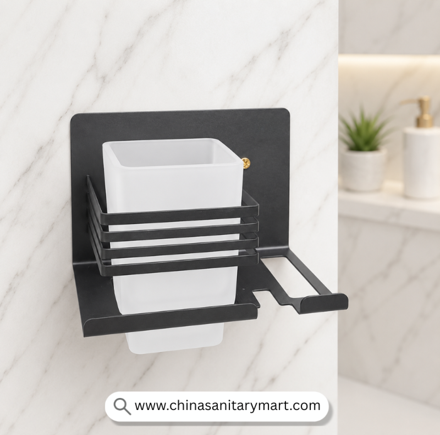 SA Single Brush Holder, Matte Black Brush Holder, Toothbrush Holder, Wall Mounted Toothbrush Holder, Toothbrush and Toothpaste Holder, Bathroom Brush Holder, Frosted Tumbler Holder, Matte Black Bathroom Accessories, Modern Bathroom Organizer
