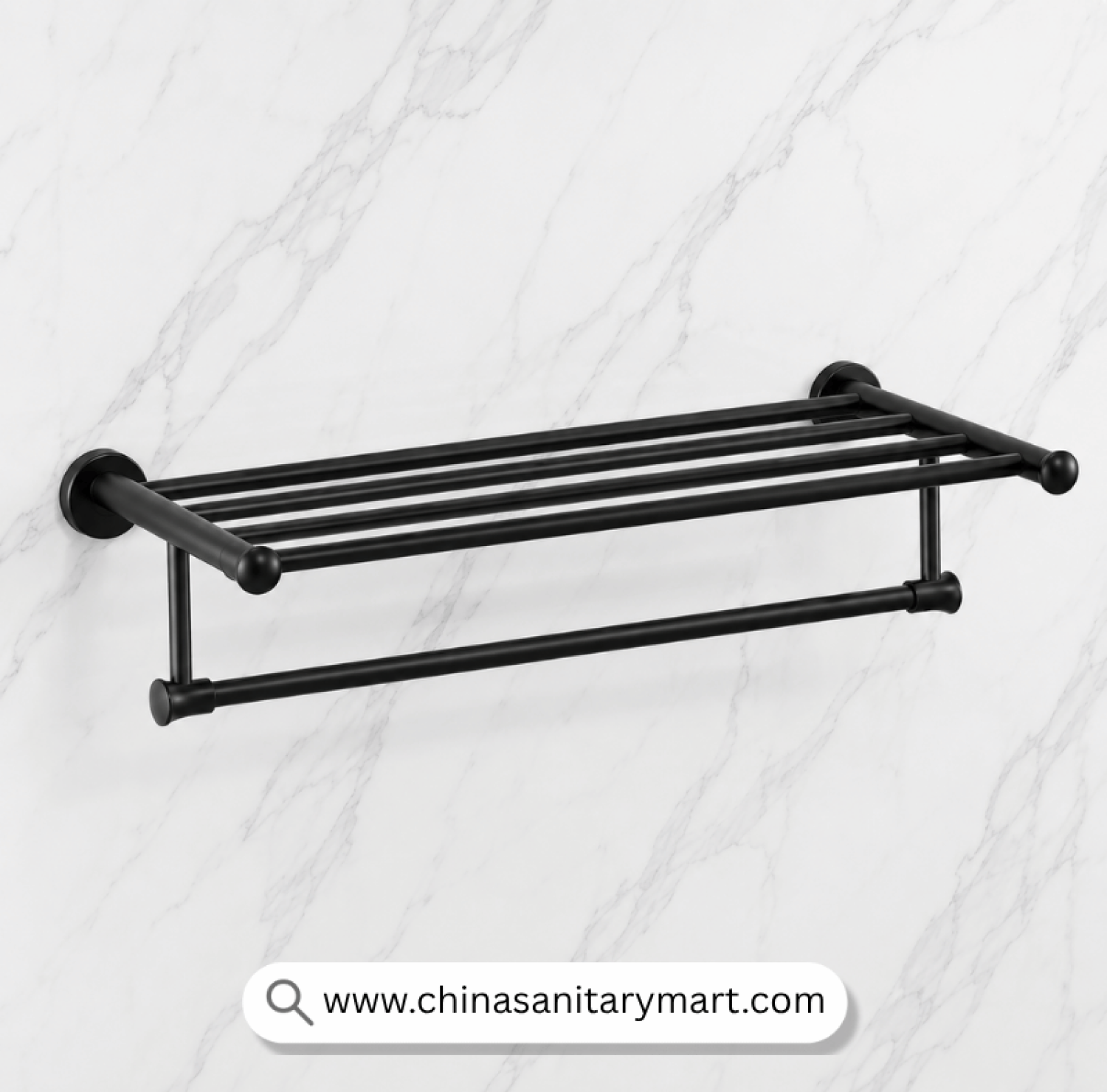 Black Round Model Towel Rack, Matte Black Towel Rack, Wall Mounted Towel Rack, Round Towel Shelf, Bathroom Towel Organizer, Towel Rack with Bar, Modern Bathroom Accessories, Matte Black Bathroom Hardware, Luxury Towel Rack