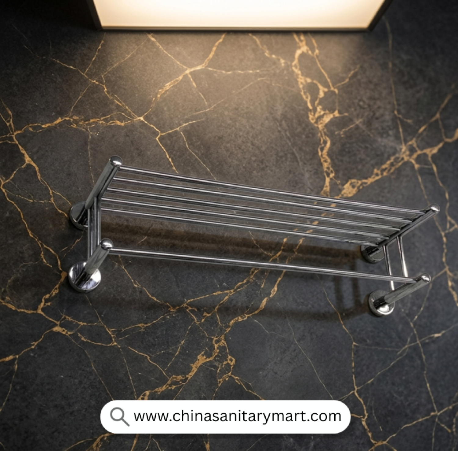Walba Towel Rack SS, Stainless Steel Towel Rack, SS Towel Rack, Wall Mounted Towel Rack, Premium Towel Holder, Polished Stainless Steel Towel Rack, Bathroom Towel Organizer, Luxury Bathroom Accessories, Modern Bathroom Hardware