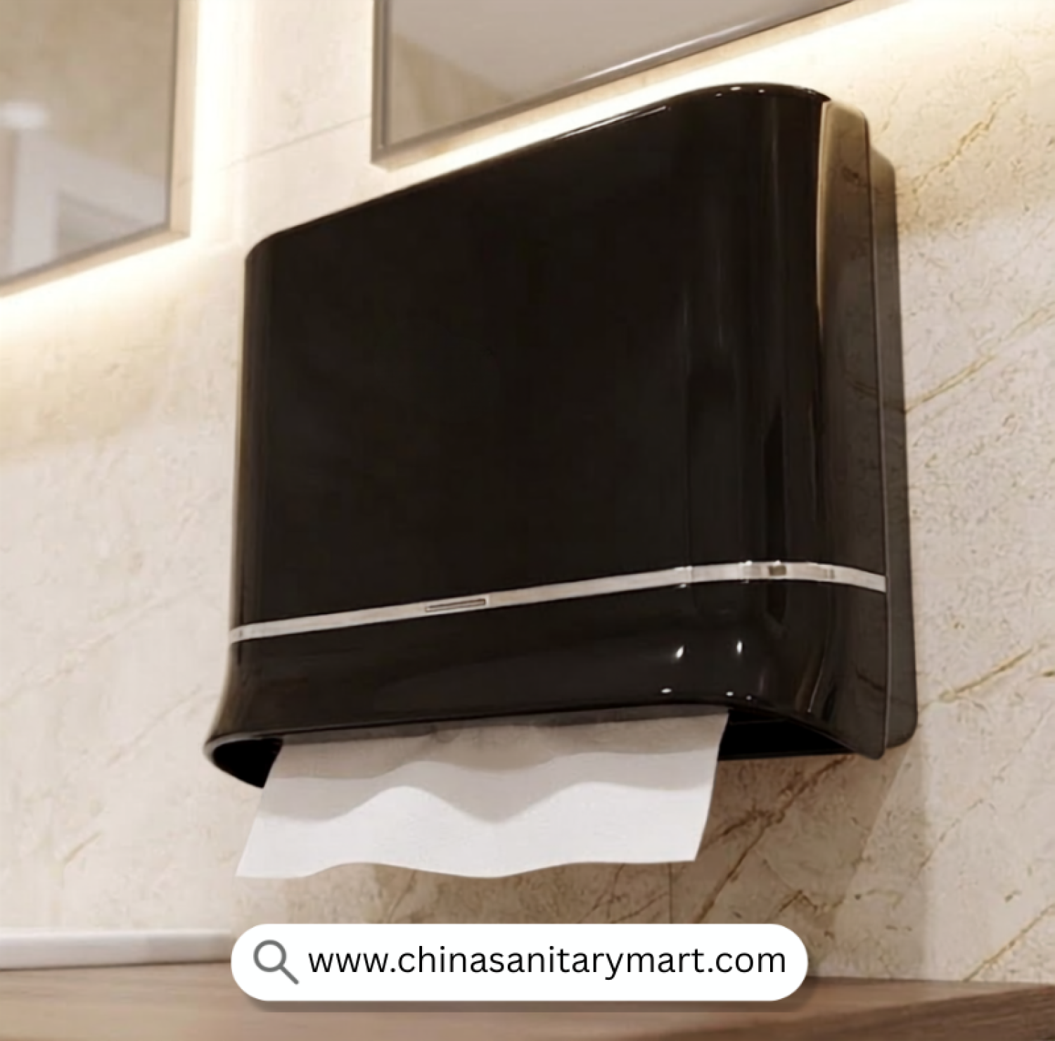 Kitchen Tissue Dispenser, Wall Mounted Tissue Dispenser, Kitchen Paper Towel Holder, Tissue Roll Dispenser, Black Tissue Dispenser, Kitchen Tissue Holder, Modern Tissue Dispenser, Paper Towel Dispenser, Kitchen Accessories