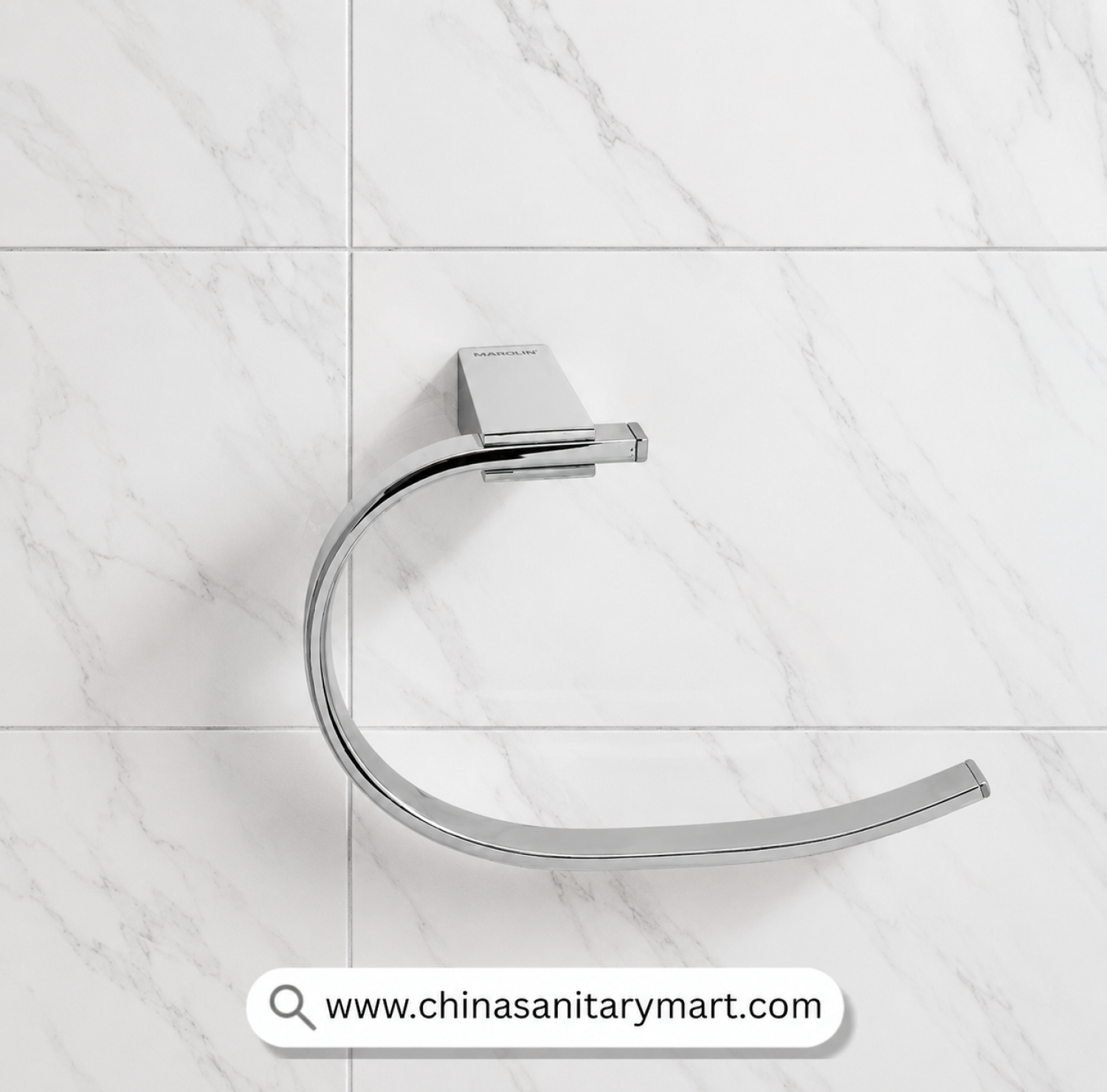 Tissue & Towel Arm CP, Chrome Tissue Holder, Stainless Steel Tissue Holder, CP Toilet Paper Holder, Open Tissue Arm, Wall Mounted Tissue Holder, Bathroom Tissue Holder, Chrome Bathroom Accessories, Toilet Roll Holder CP