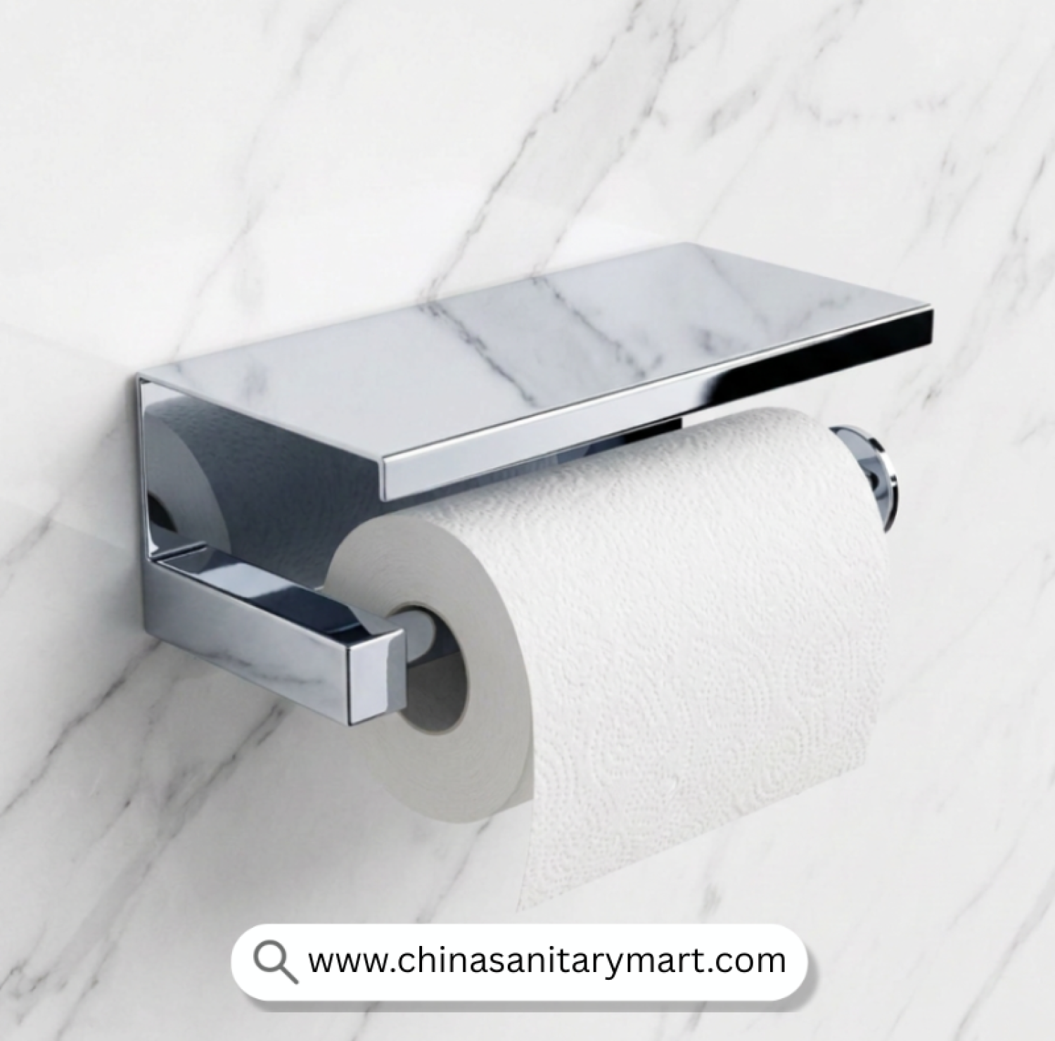 Kitchen Towel Paper Arm CP, Kitchen Paper Holder, Chrome Paper Towel Holder, Stainless Steel Paper Holder, Wall Mounted Kitchen Towel Holder, Kitchen Roll Holder, Paper Towel Rack
